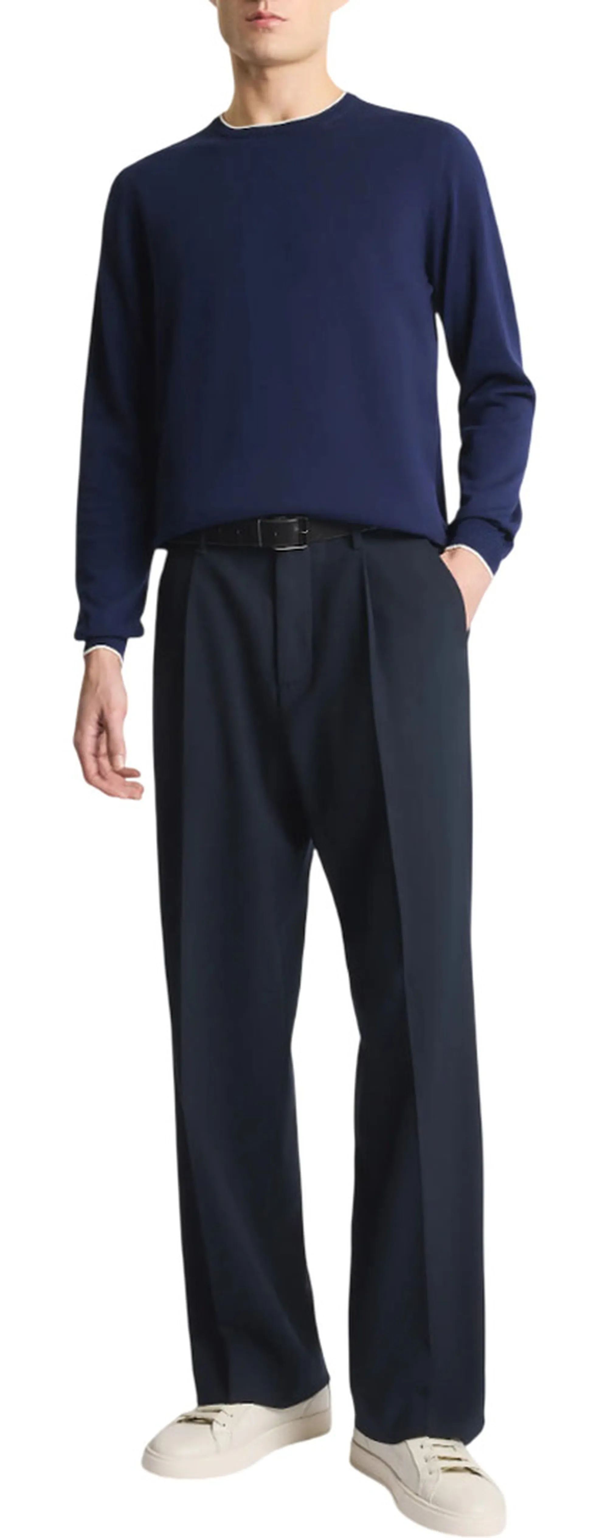 Fay B'Crew Neck Sweater' Blue Nmmc1521730Vhy0535 172281