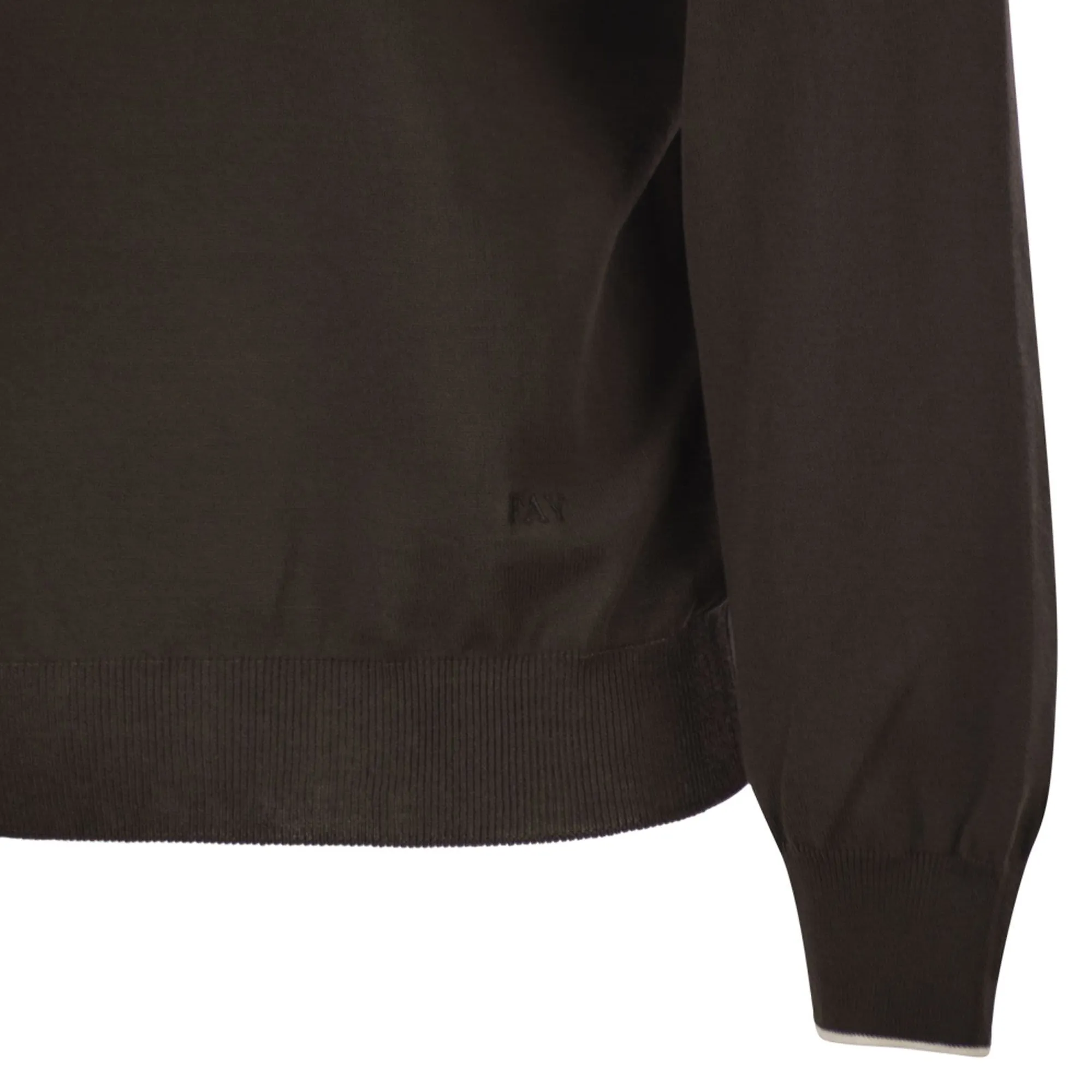 Fay B'Crew Neck Sweater' Brown Nmmc1521730Vhy4867 171219