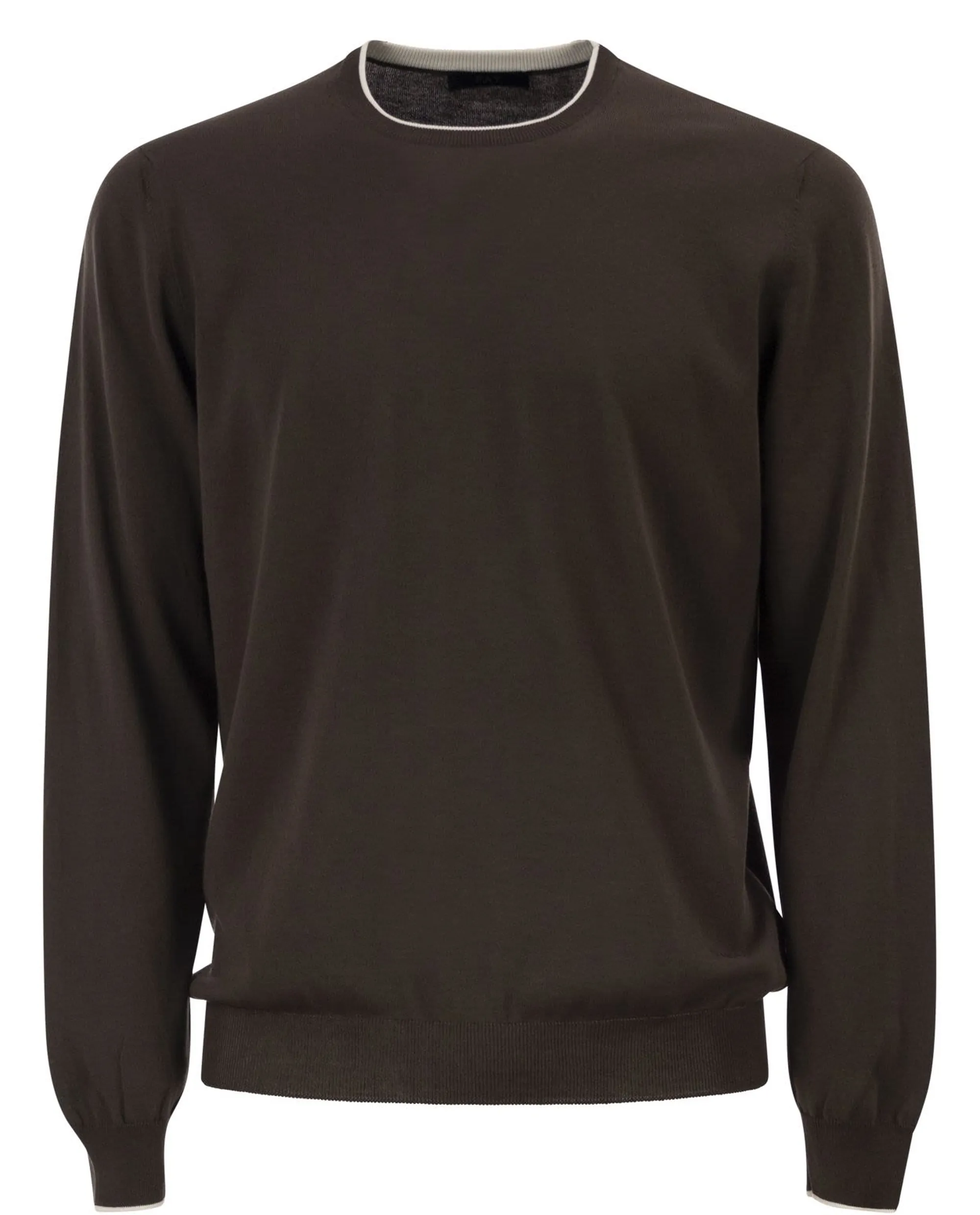 Fay B'Crew Neck Sweater' Brown Nmmc1521730Vhy4867 171220