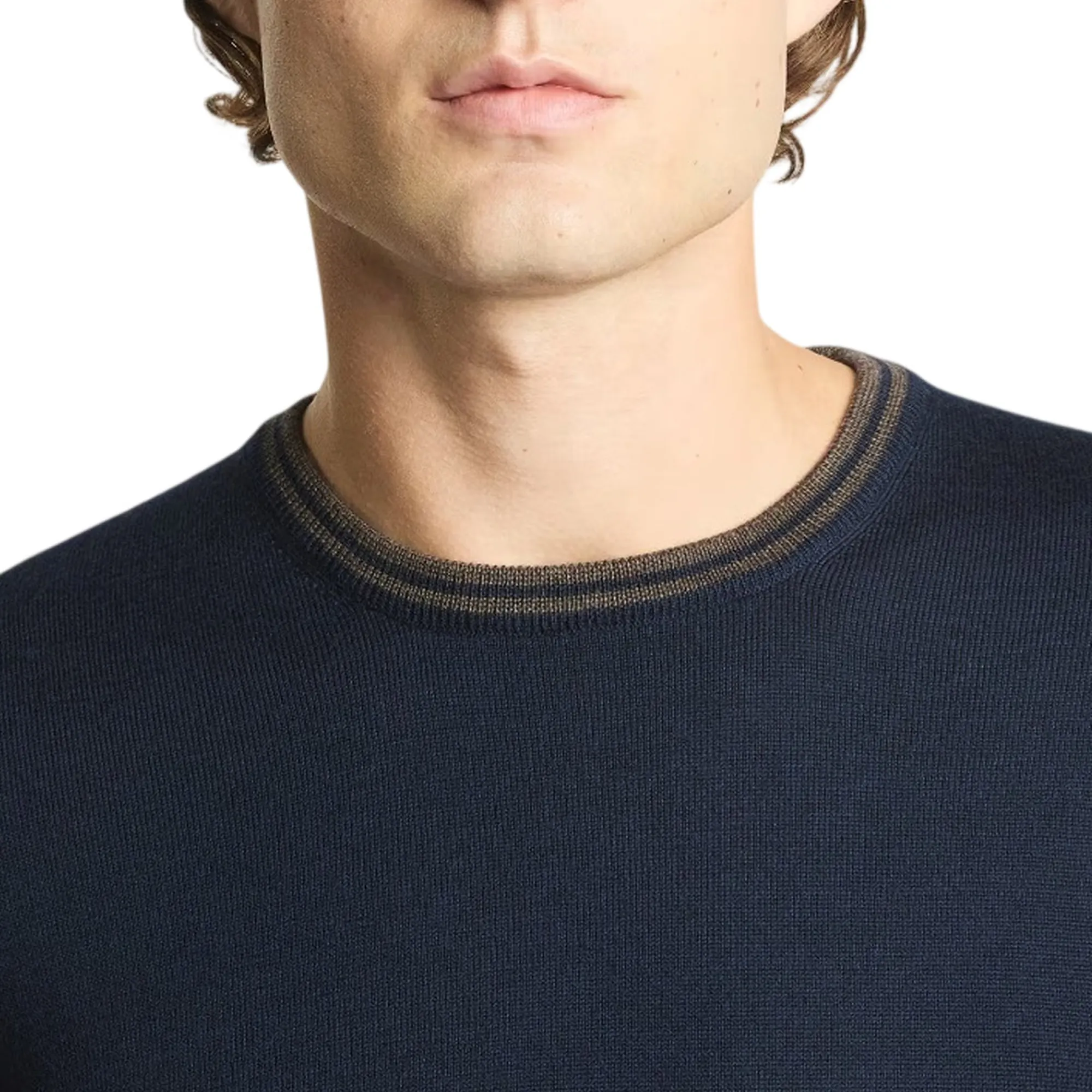 Fay B'Crew Neck Wool Sweater' Blu Nmmc1532230Wjf1151 191023
