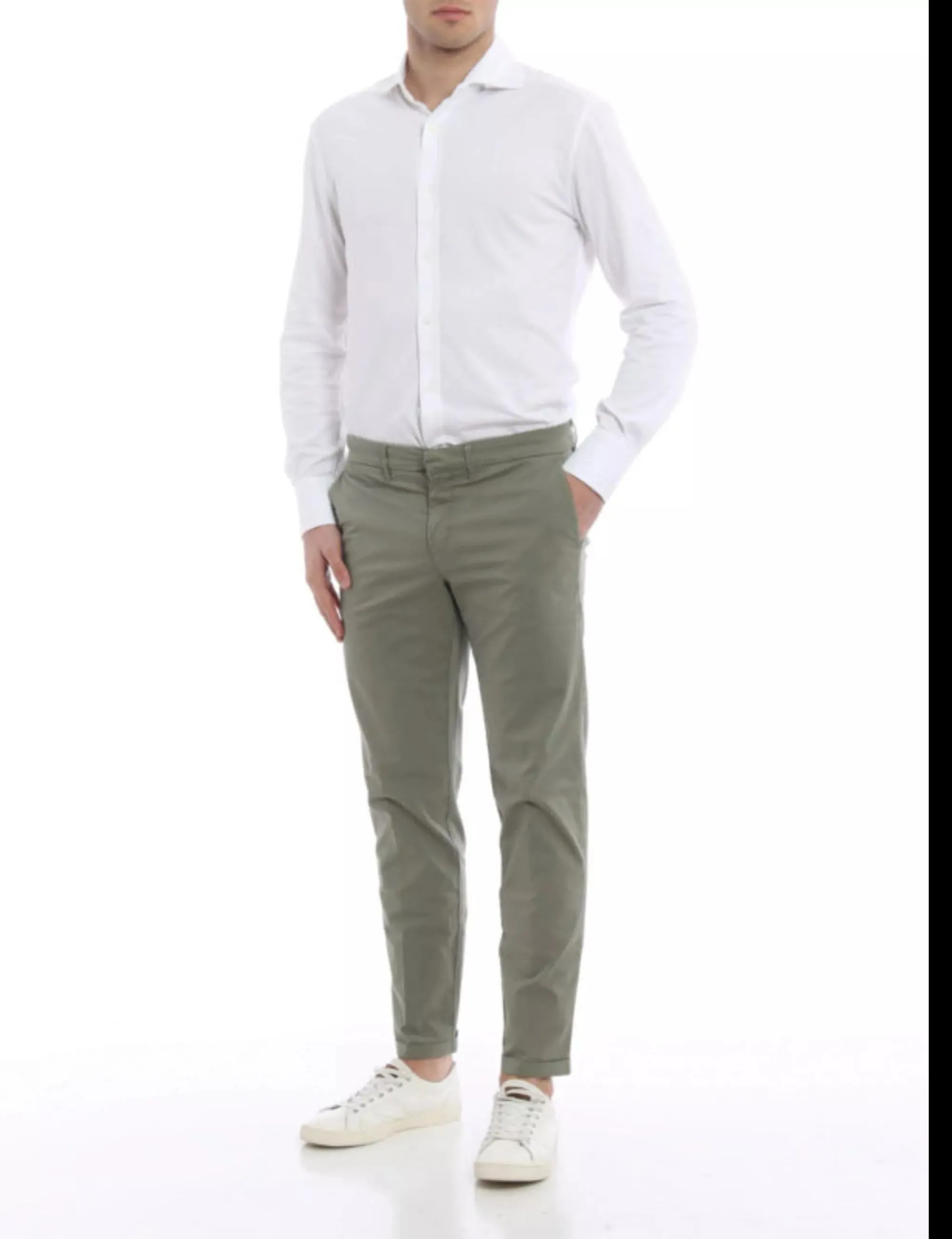 Fay B'Classic Capri Pants' Army Ntm8652187Tgurv616 171212