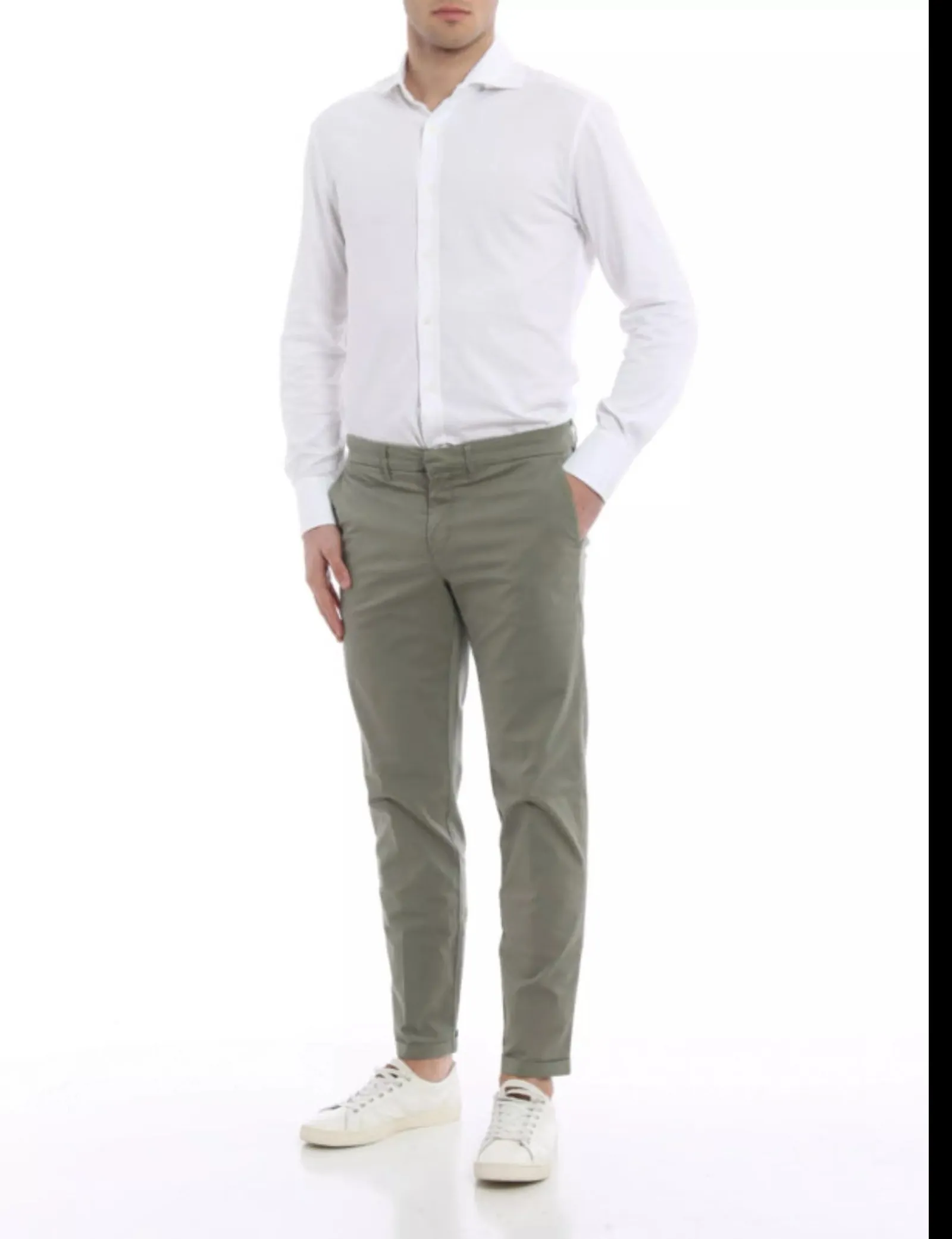 Fay Pantalone Capri Classico Army Ntm8652187Tgurv616 171212