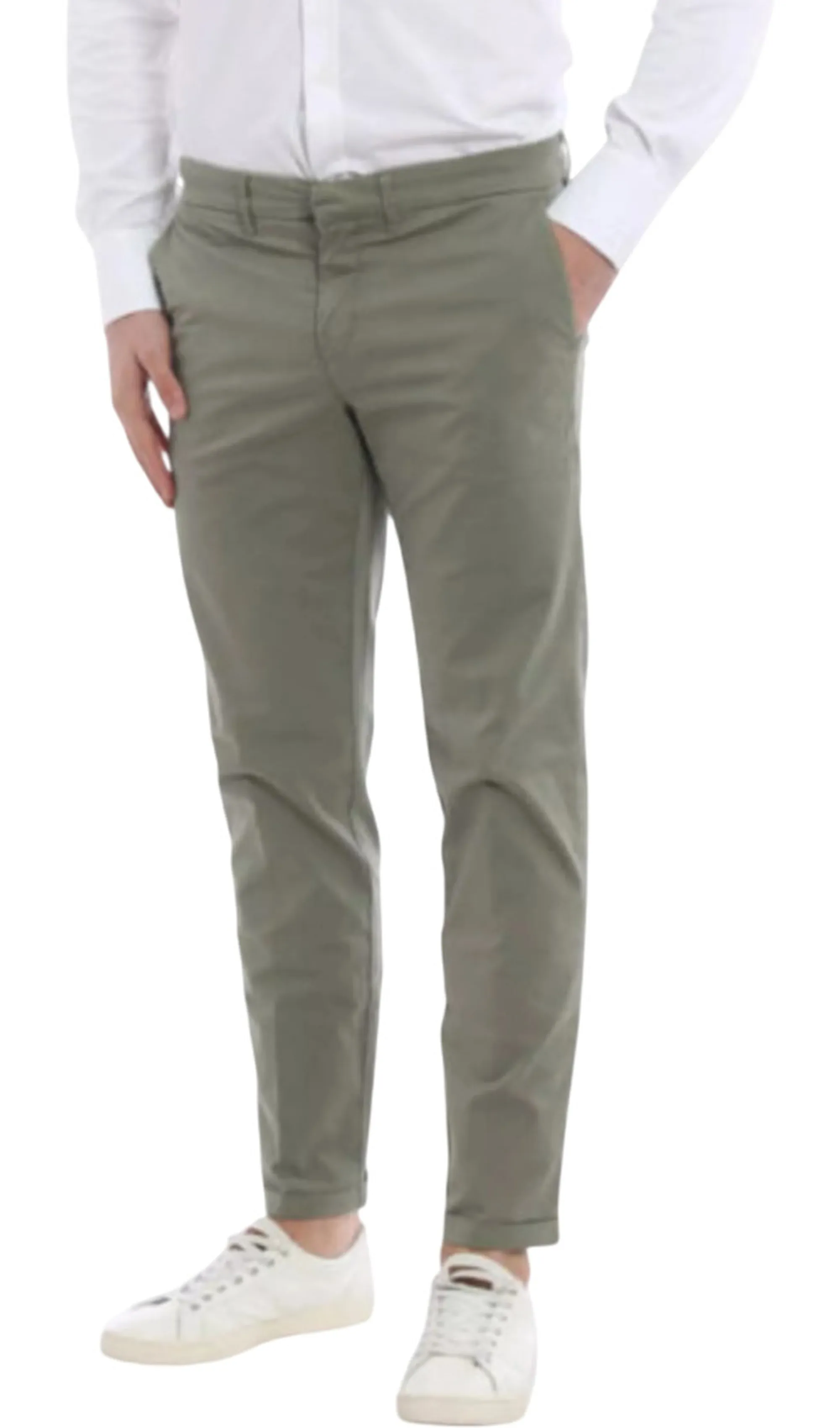 Fay Pantalone Capri Classico Army Ntm8652187Tgurv616 172465
