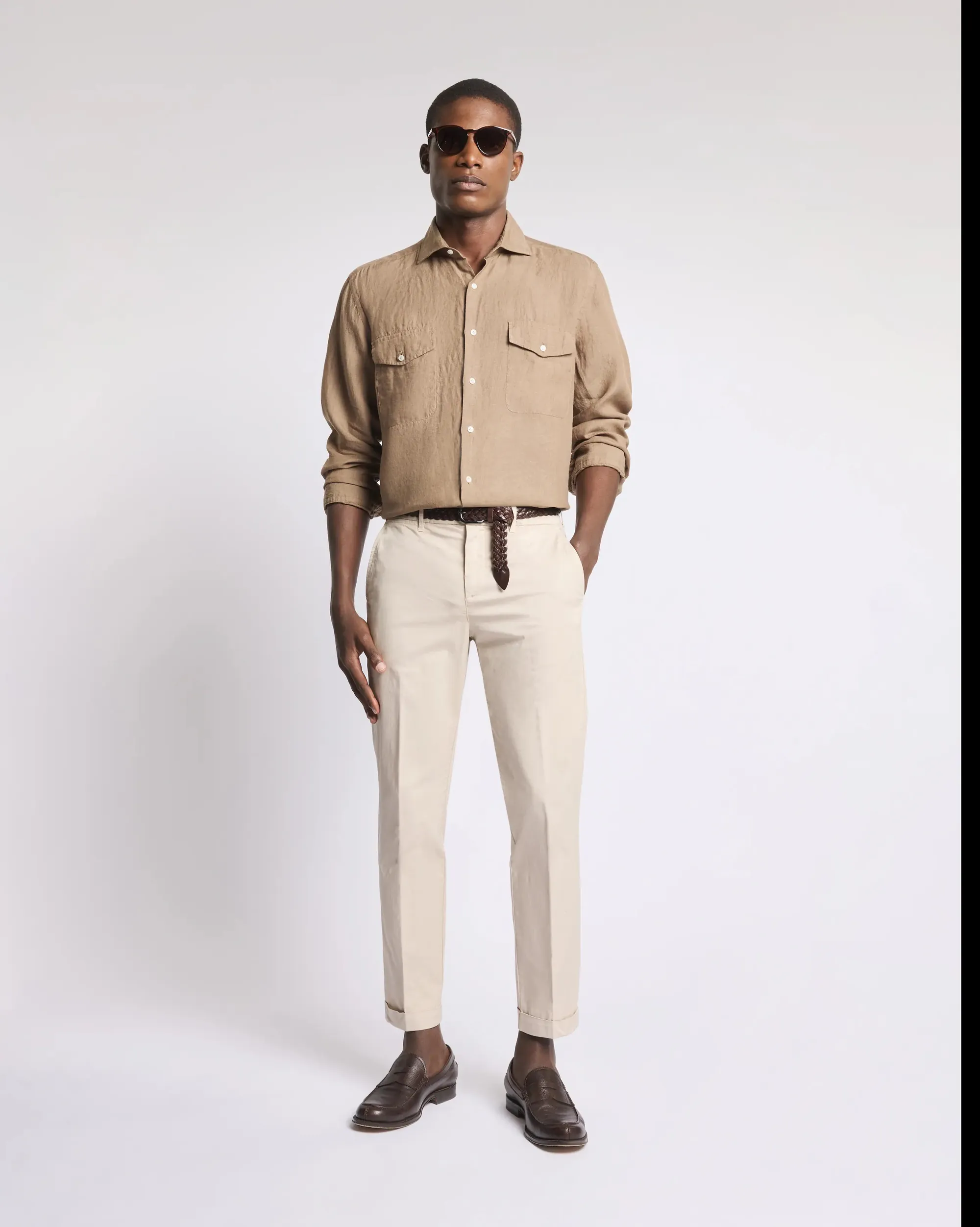 Fay B'Classic Capri Pants' Beige Ntm8652187Tgurc205 171213