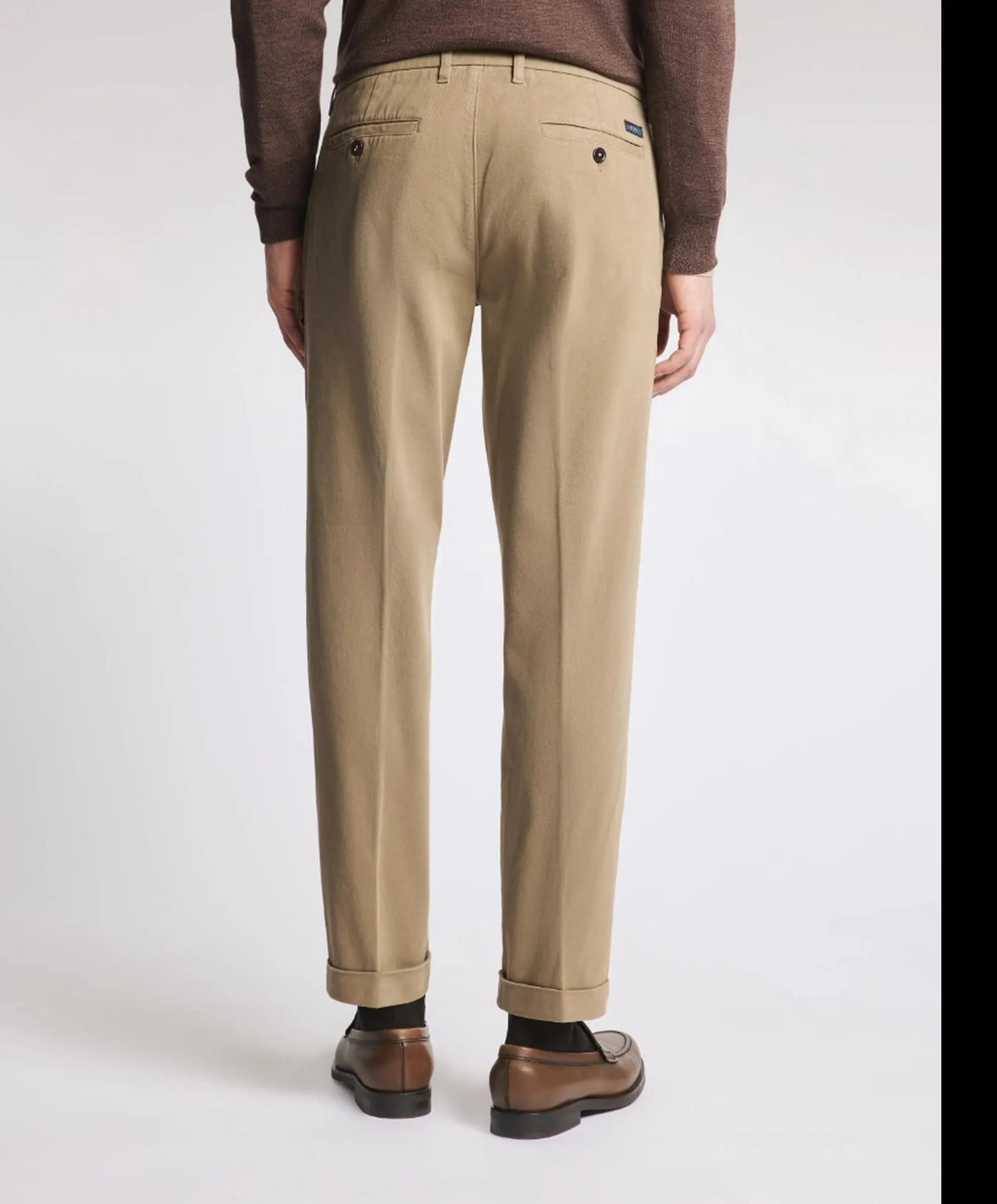 Fay B'Slim Fir Trousers In Cotton Twill' Beige Ntm8653187Twmuc408 190746