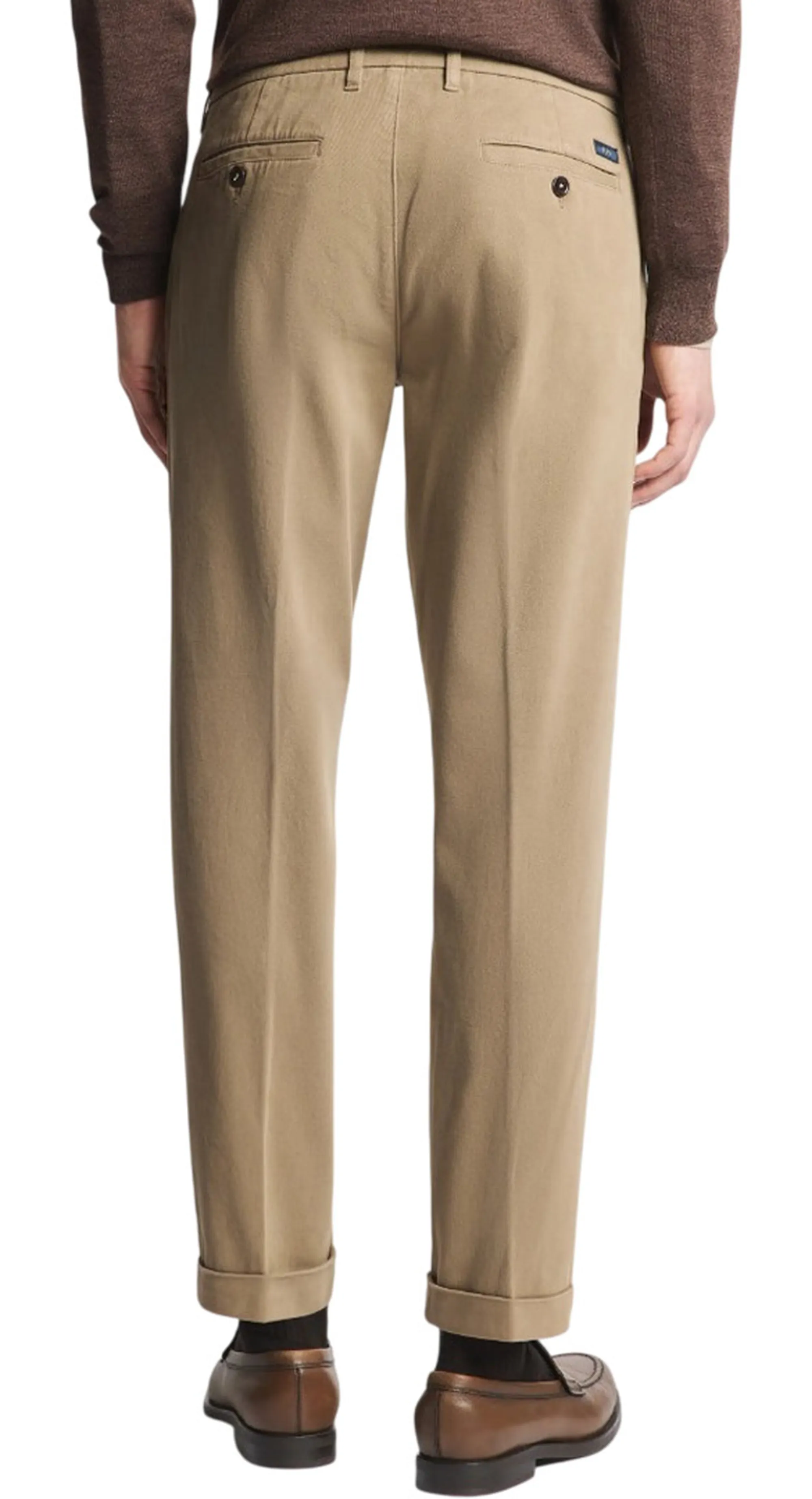Fay B'Slim Fir Trousers In Cotton Twill' Beige Ntm8653187Twmuc408 191580