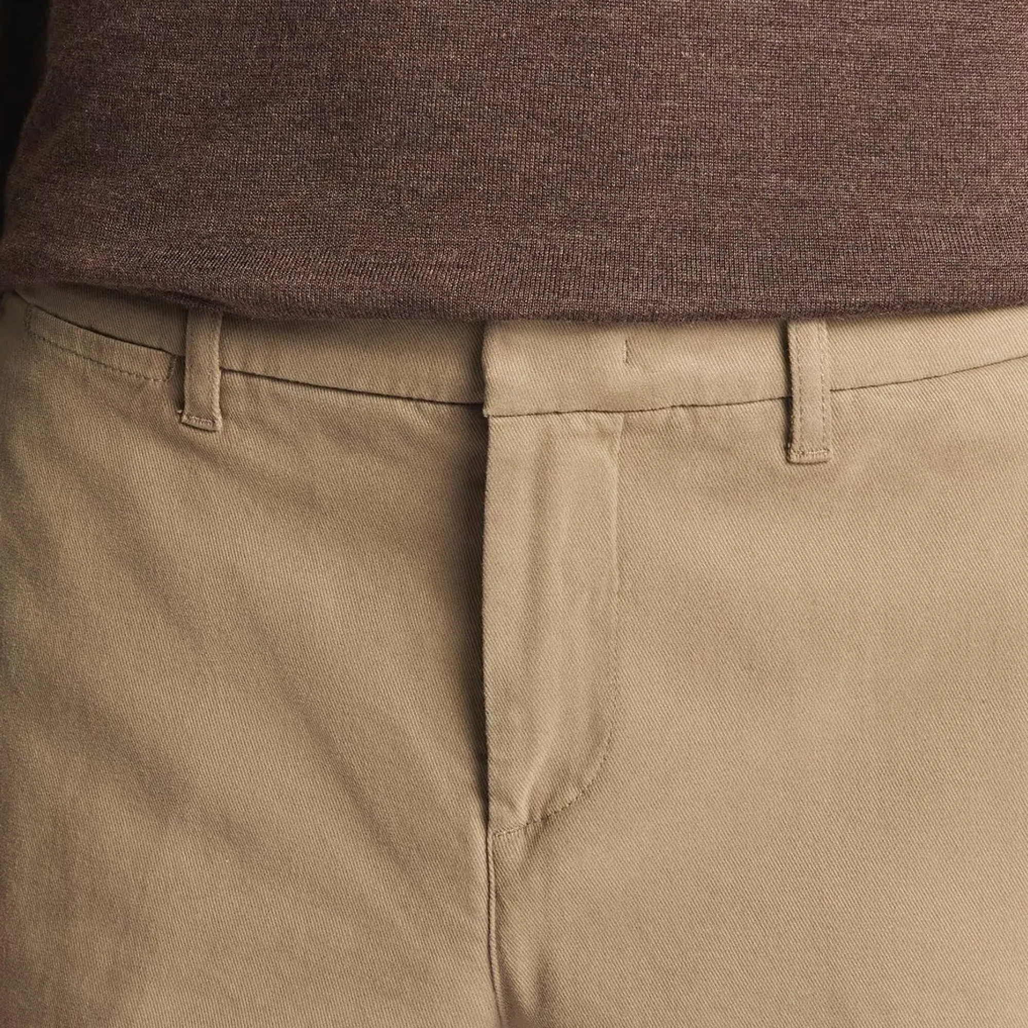 Fay B'Slim Fir Trousers In Cotton Twill' Beige Ntm8653187Twmuc408 191586