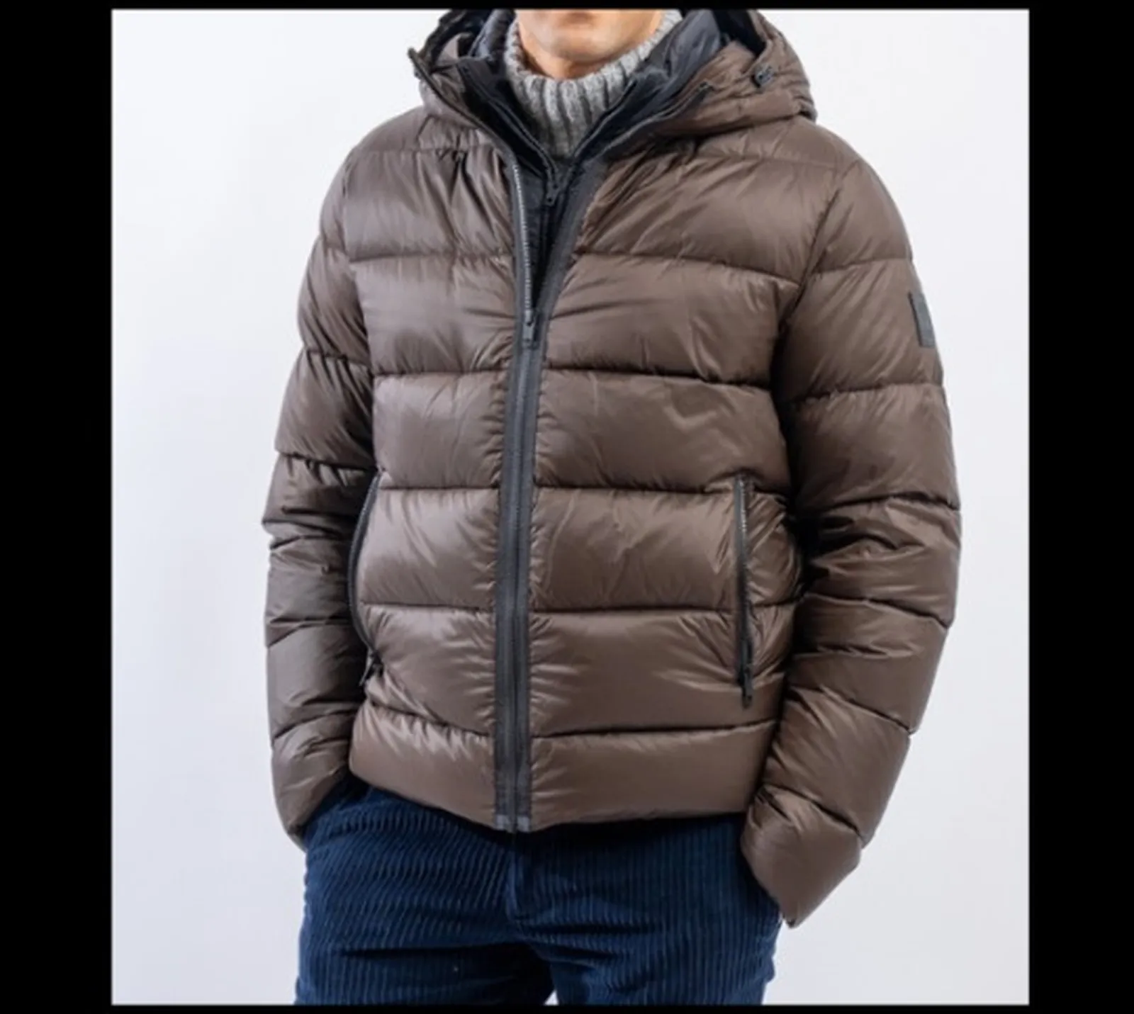 Fay Piumino Marrone Nam32530620Xmhs808 196949