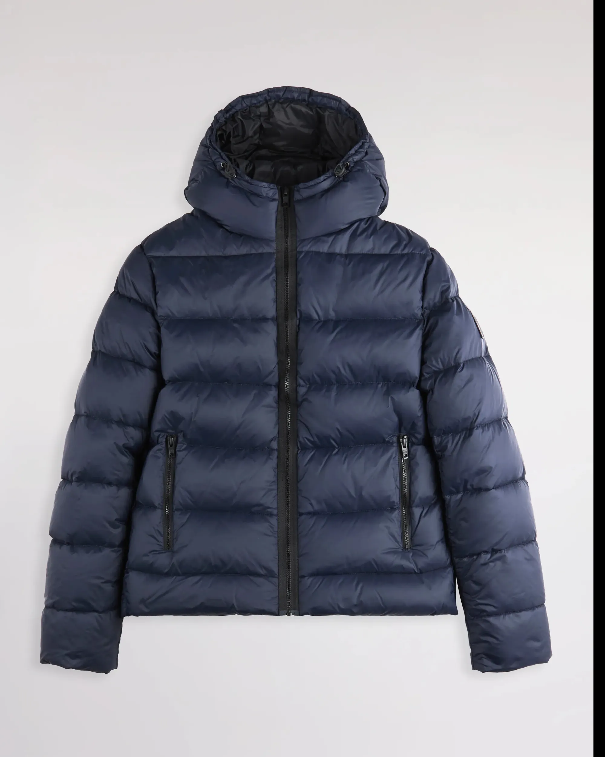 Fay B'Double-Front Down Jacket In Calendered Poplin' Blu Nam32510620Xmhu807 157274
