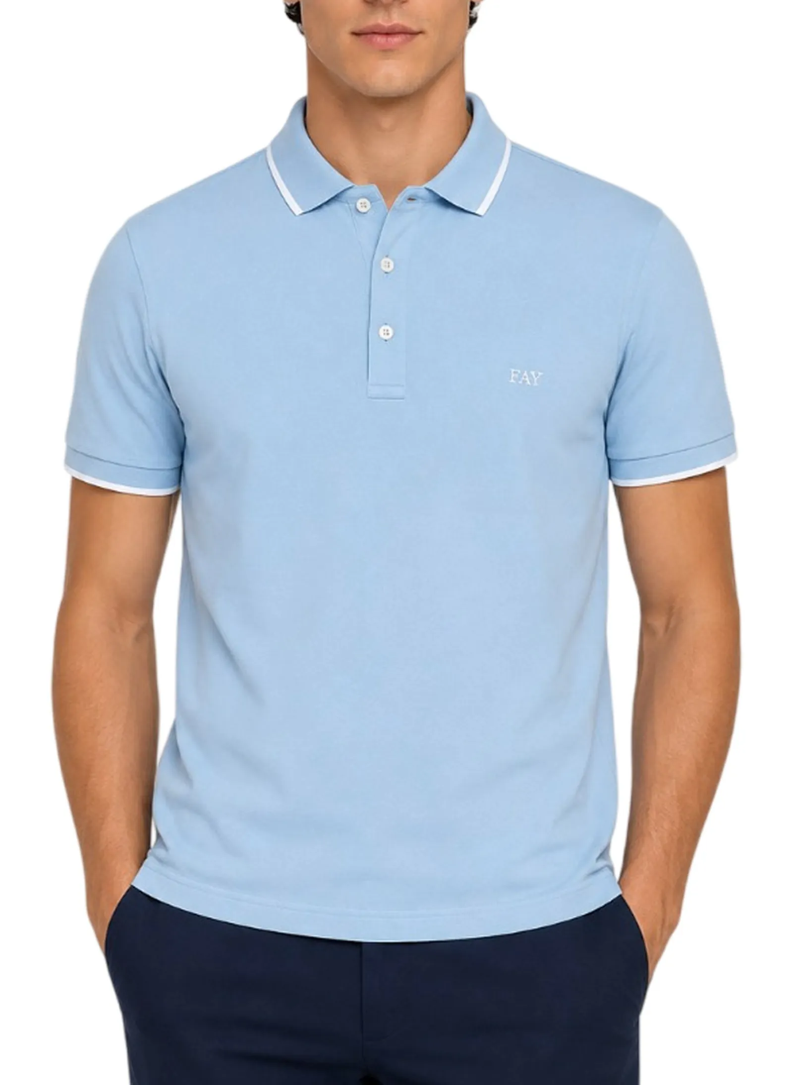 Fay Polo Azzurro Npmb252140Stdwu600 188194