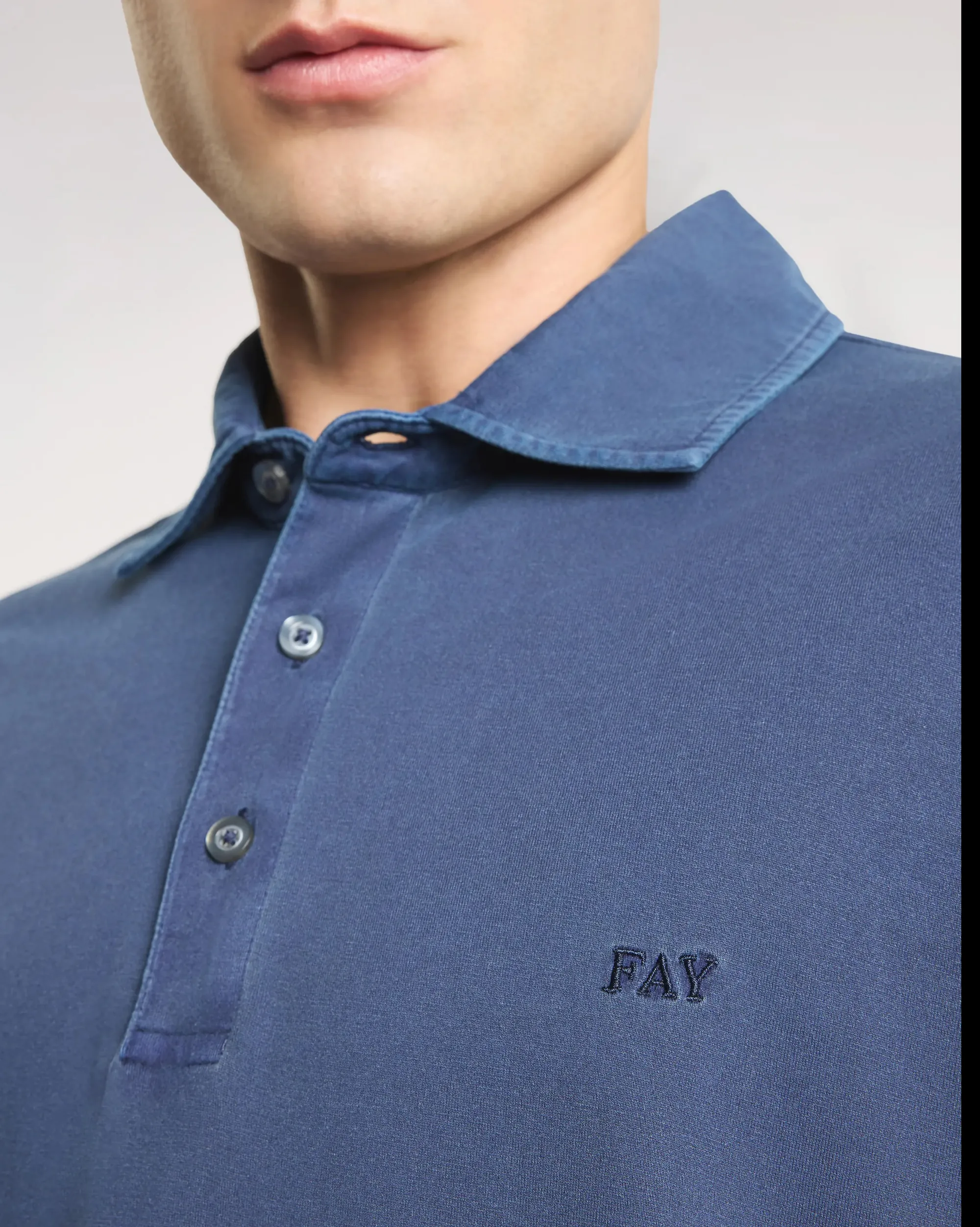 Fay B'Polo And Jersey' Blue Npmb252143Tuy1U811 171278