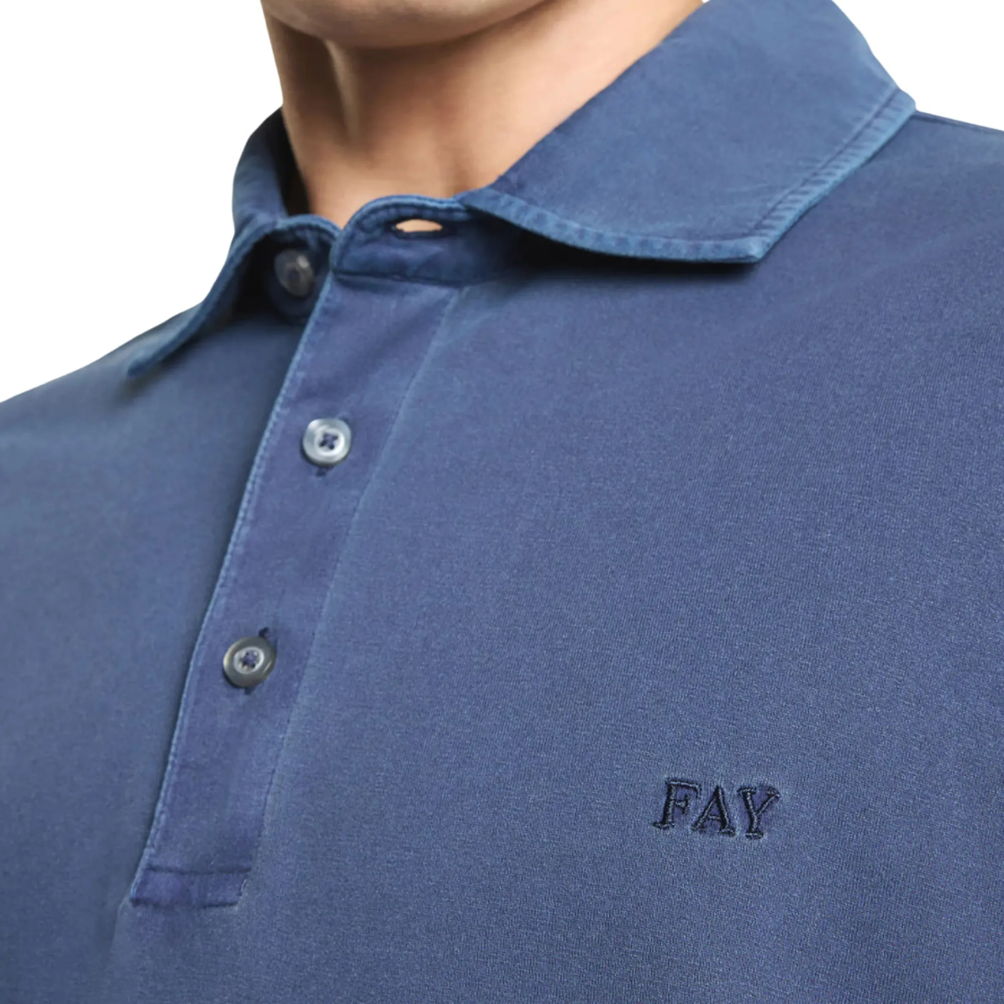 Fay B'Polo And Jersey' Blue Npmb252143Tuy1U811 179293