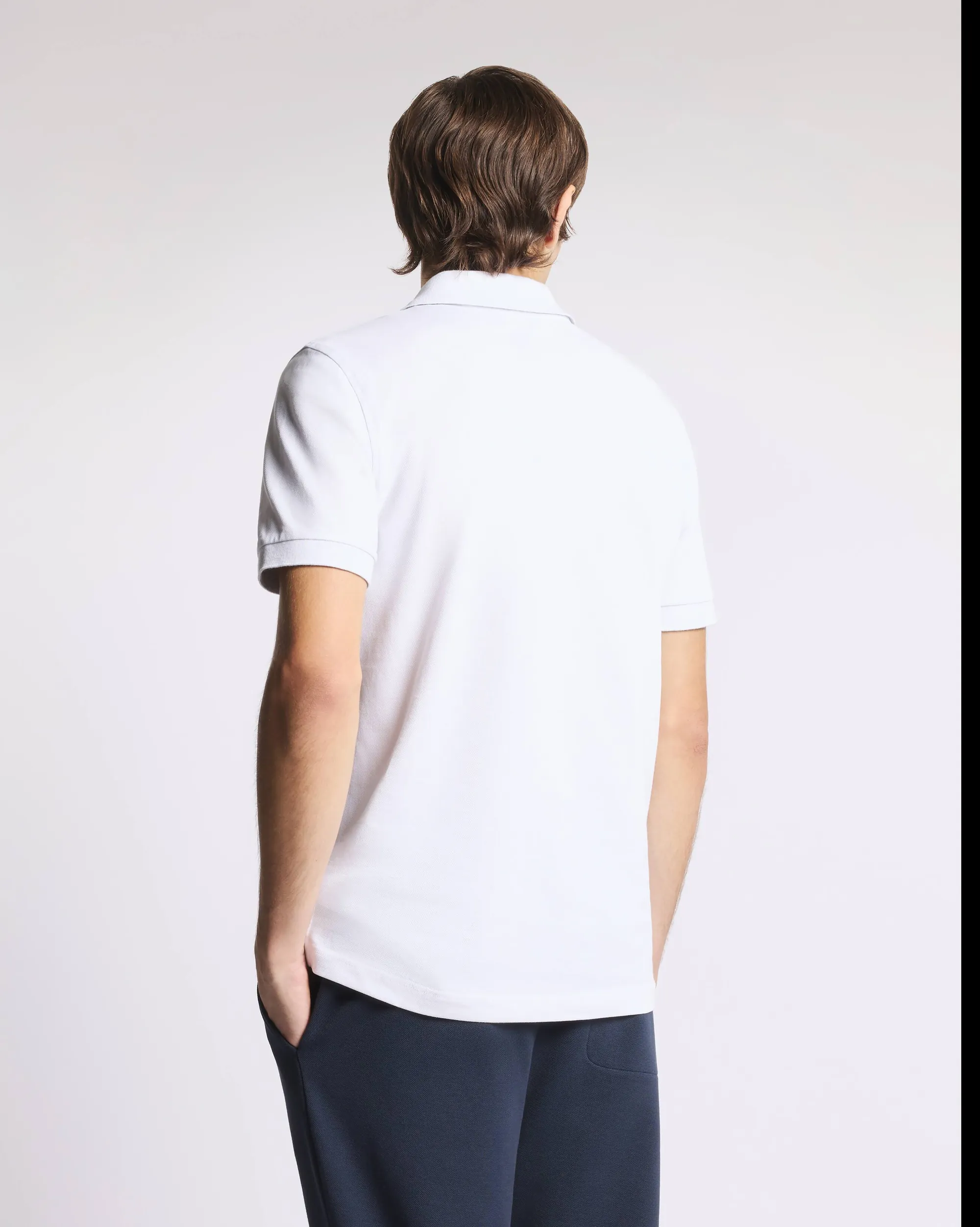 Fay B'Polo In Piquet Stretch' White Npmb252135Stdwb001 171269