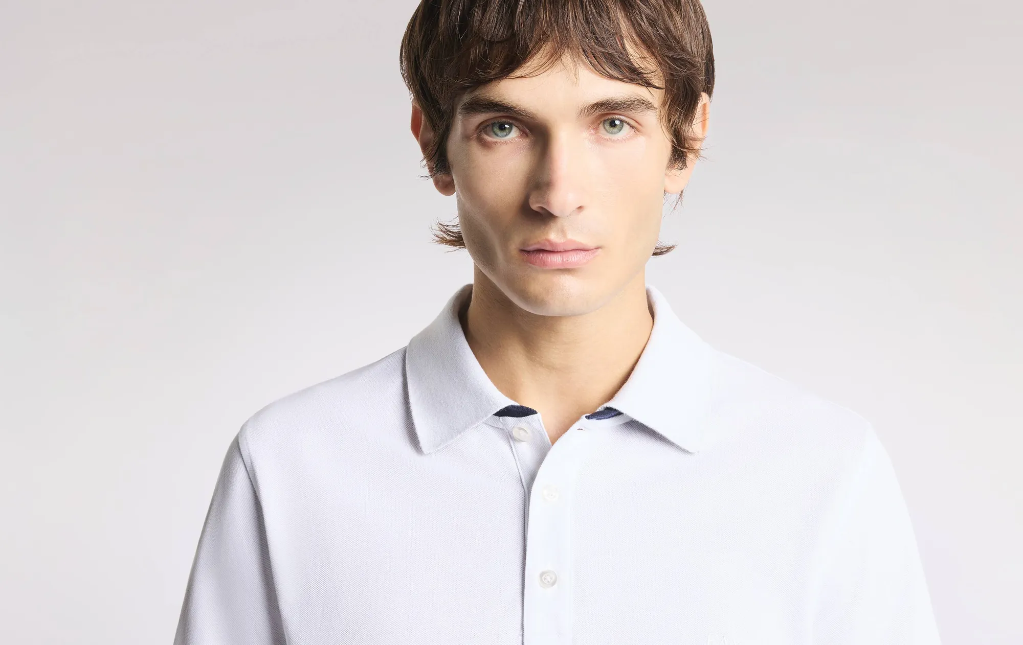 Fay B'Polo In Piquet Stretch' White Npmb252135Stdwb001 171271