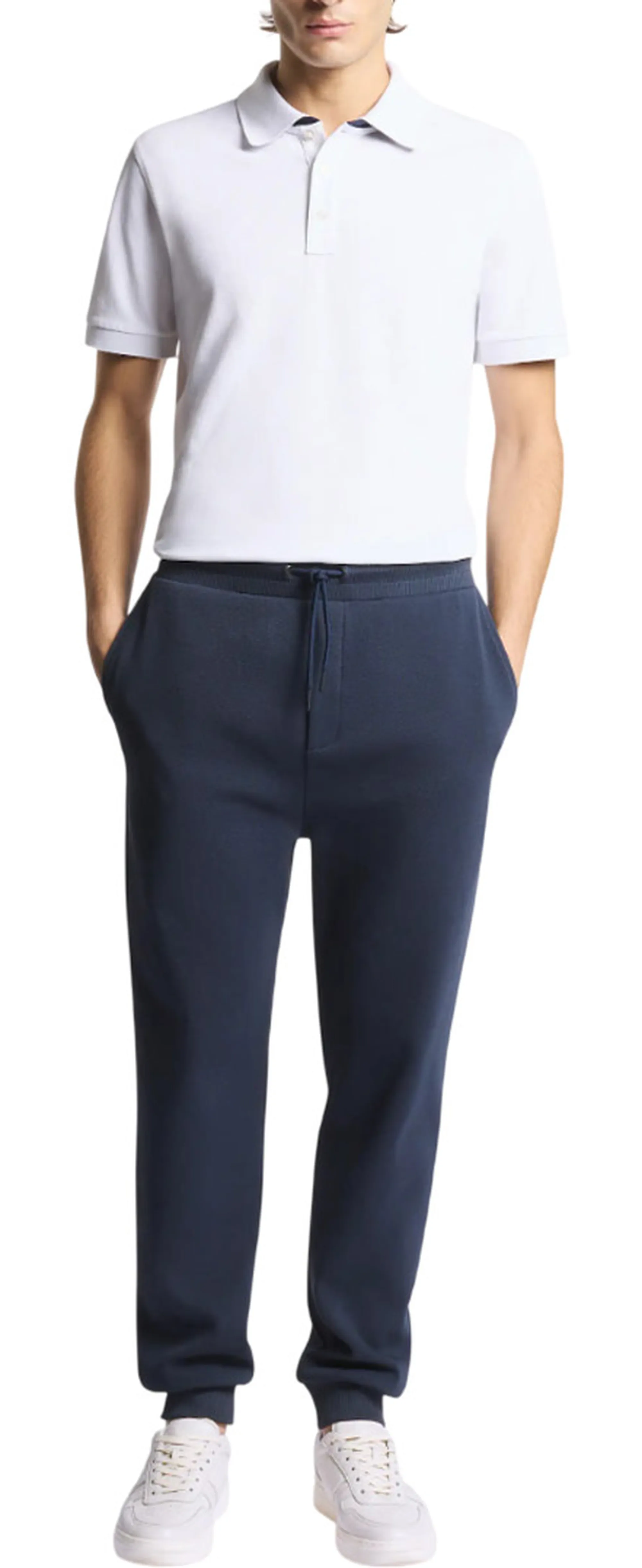 Fay B'Polo In Piquet Stretch' White Npmb252135Stdwb001 178814