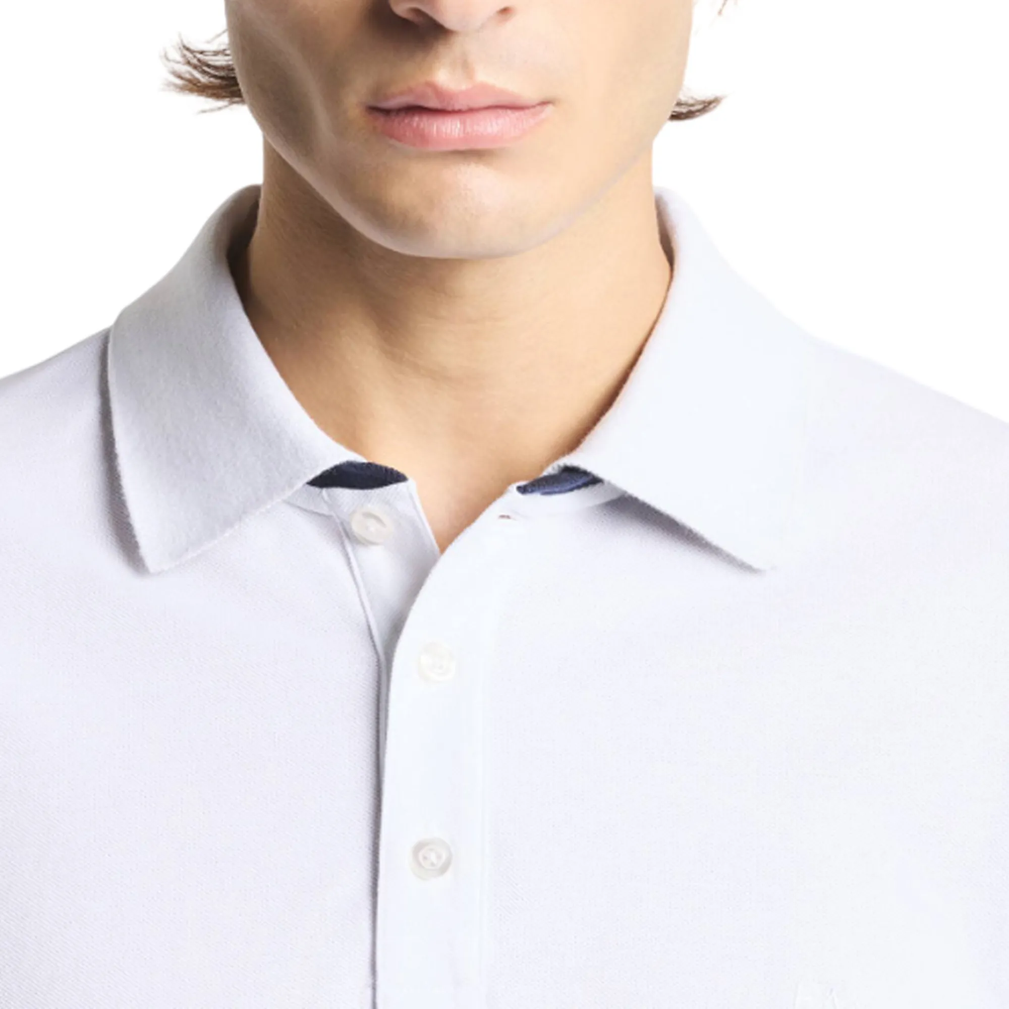 Fay B'Polo In Piquet Stretch' White Npmb252135Stdwb001 178818