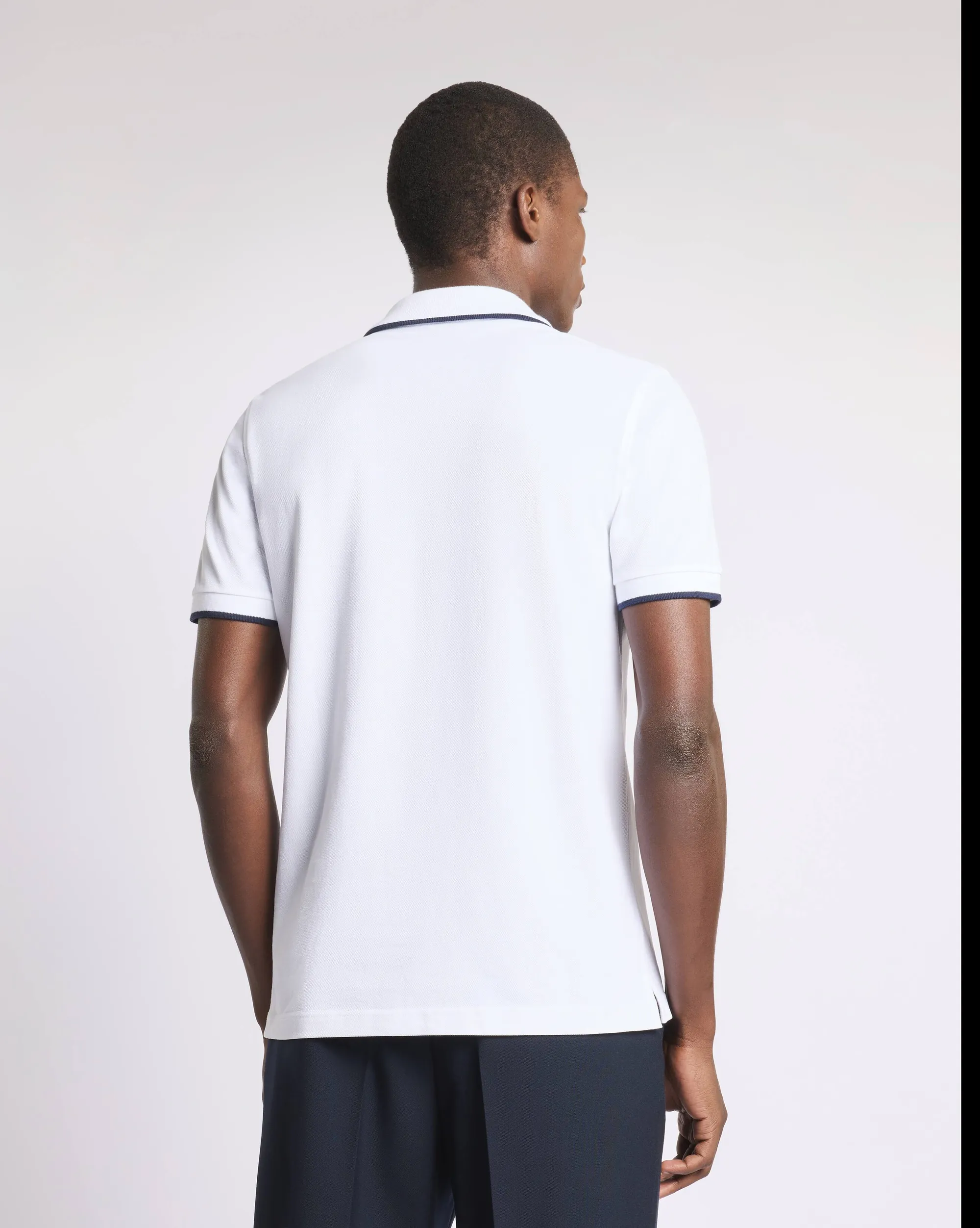 Fay Polo In Piquet Stretch Bianco Npmb252140Stdwb001 171253