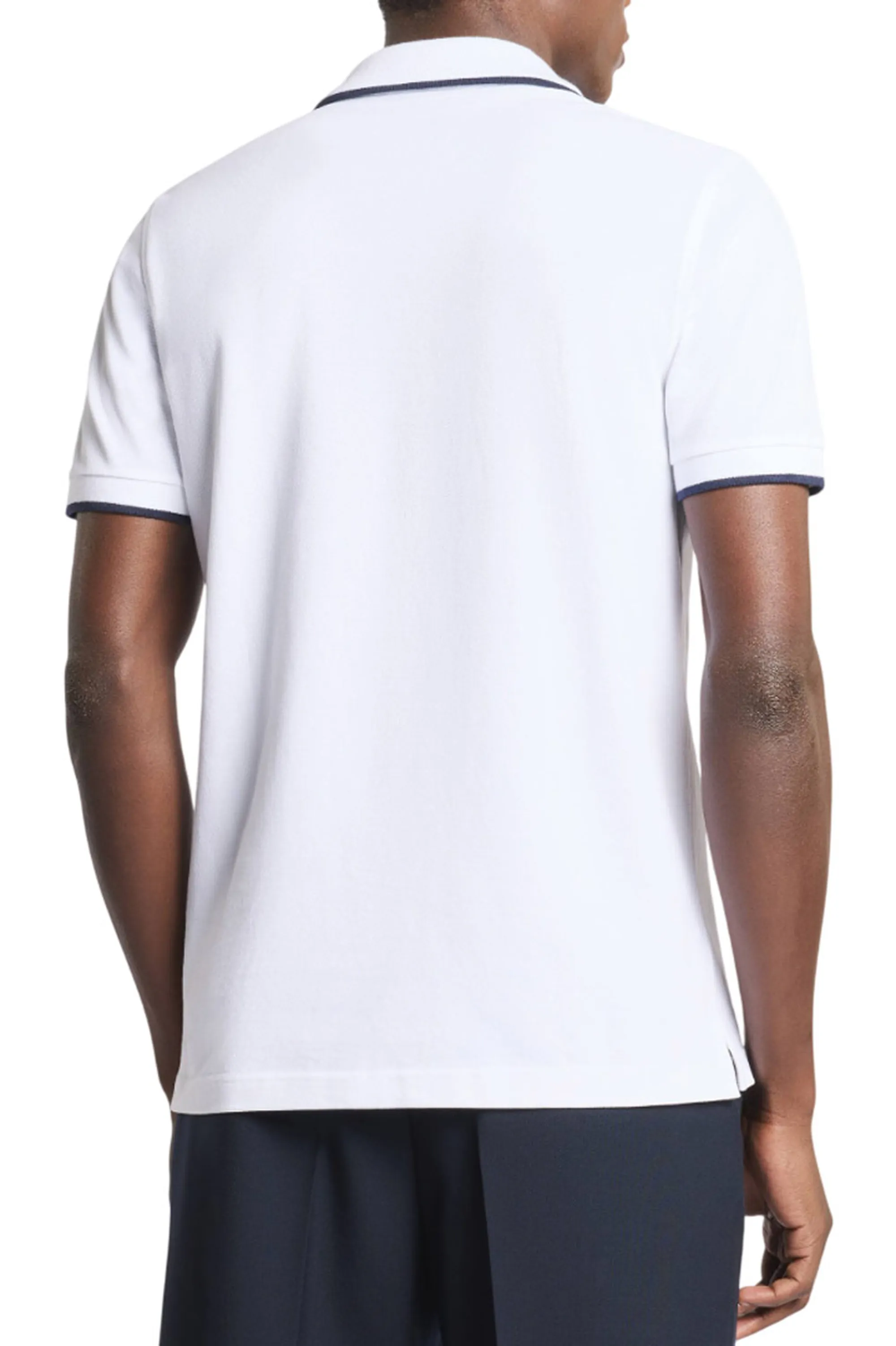 Fay B'Polo In Piquet Stretch' White Npmb252140Stdwb001 179041