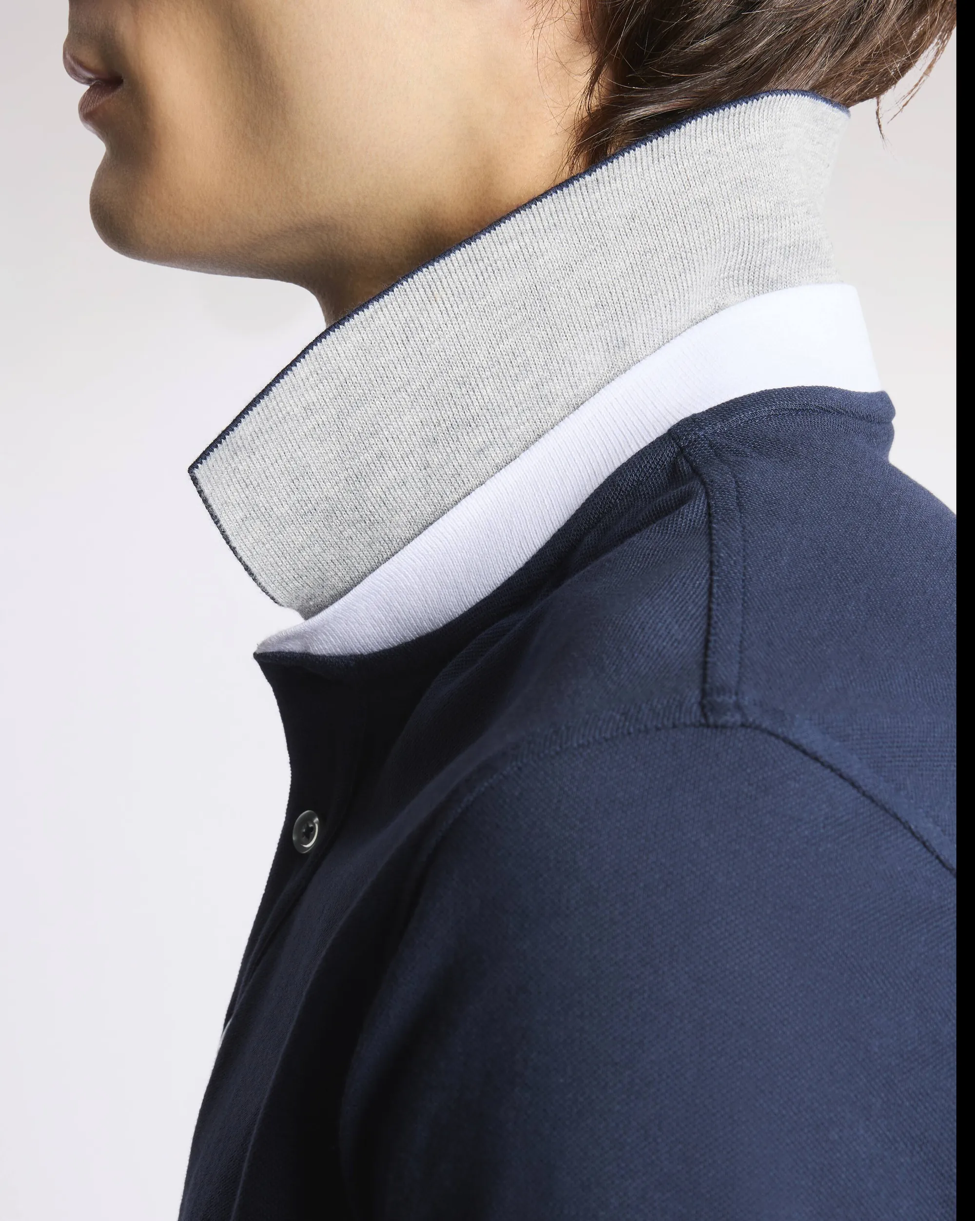 Fay B'Polo In Piquet Stretch' Blue Npmb252135Stdwu806 171267