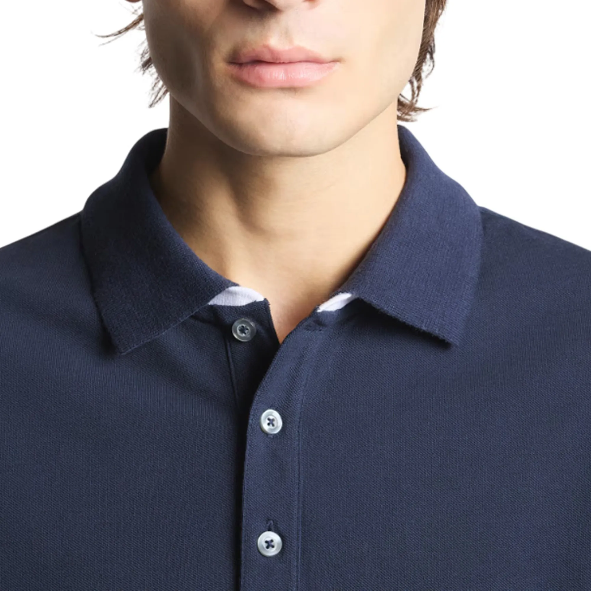 Fay B'Polo In Piquet Stretch' Blue Npmb252135Stdwu806 178567