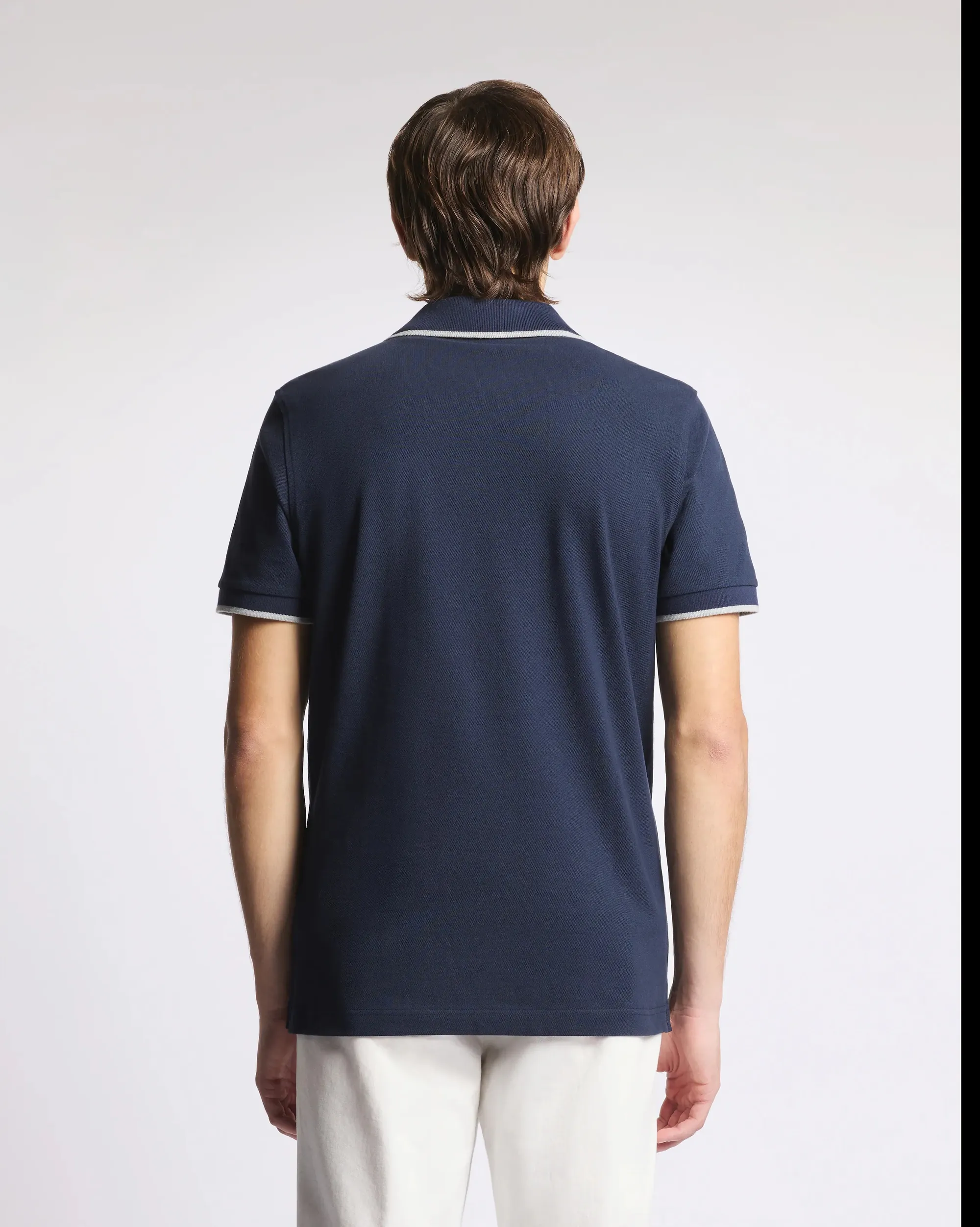 Fay Polo In Piquet Stretch Blu Npmb252140Stdwu806 171260