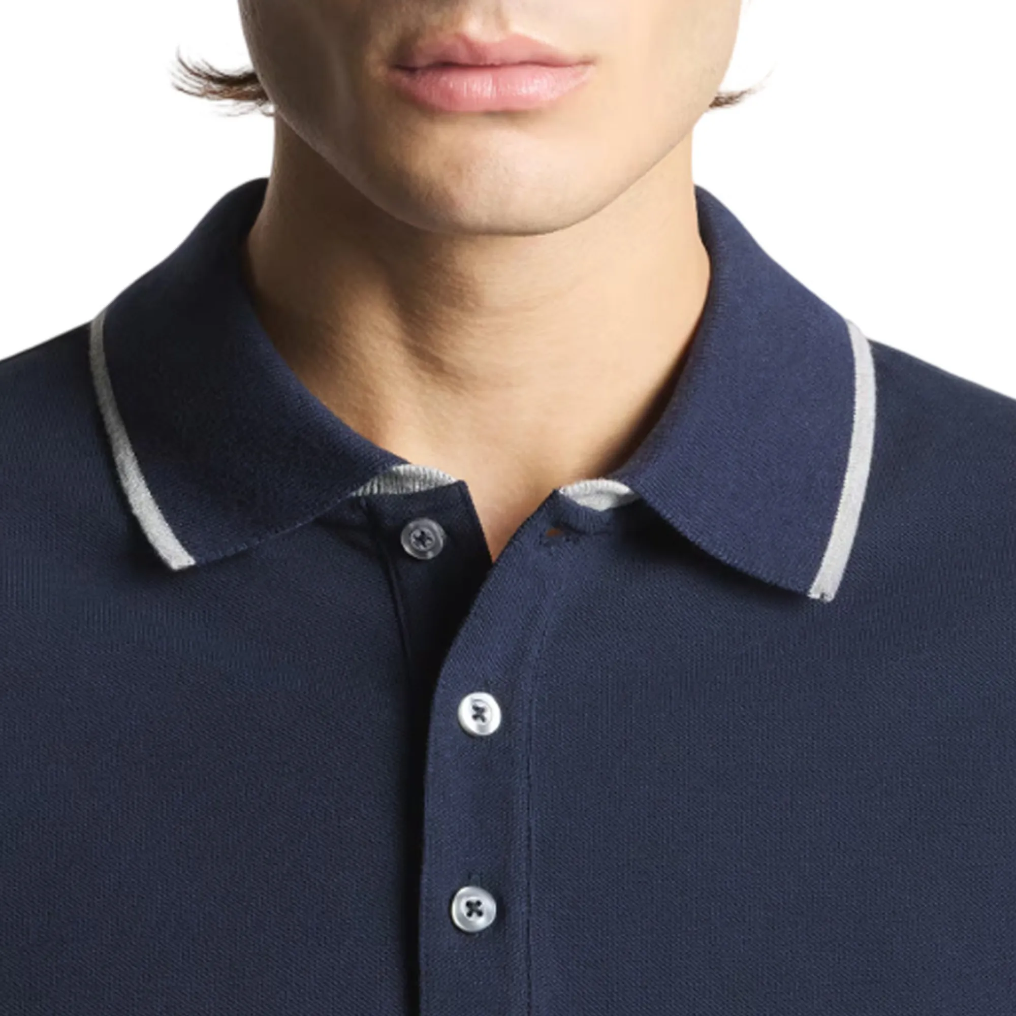 Fay B'Polo In Piquet Stretch' Blue Npmb252140Stdwu806 179057