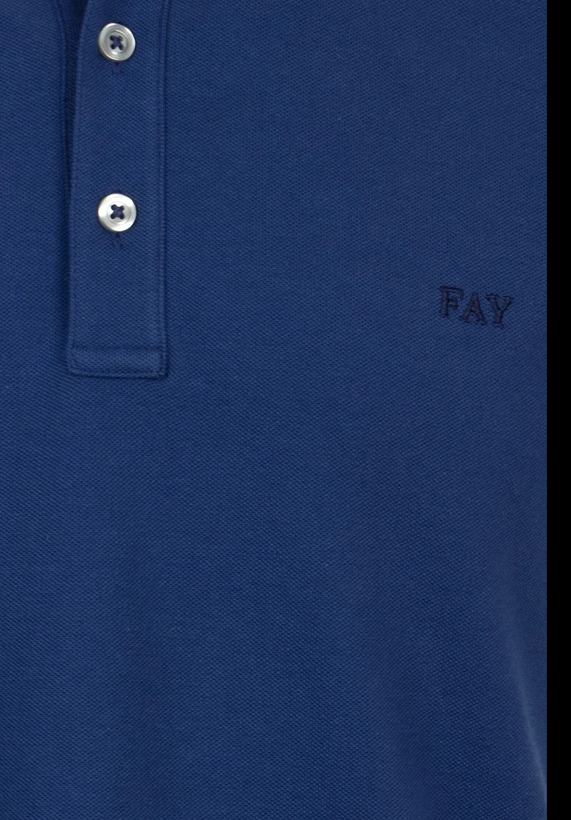 Fay B'Polo In Piquet Stretch' Royal Blue Npmb252135Stdwu803 171263