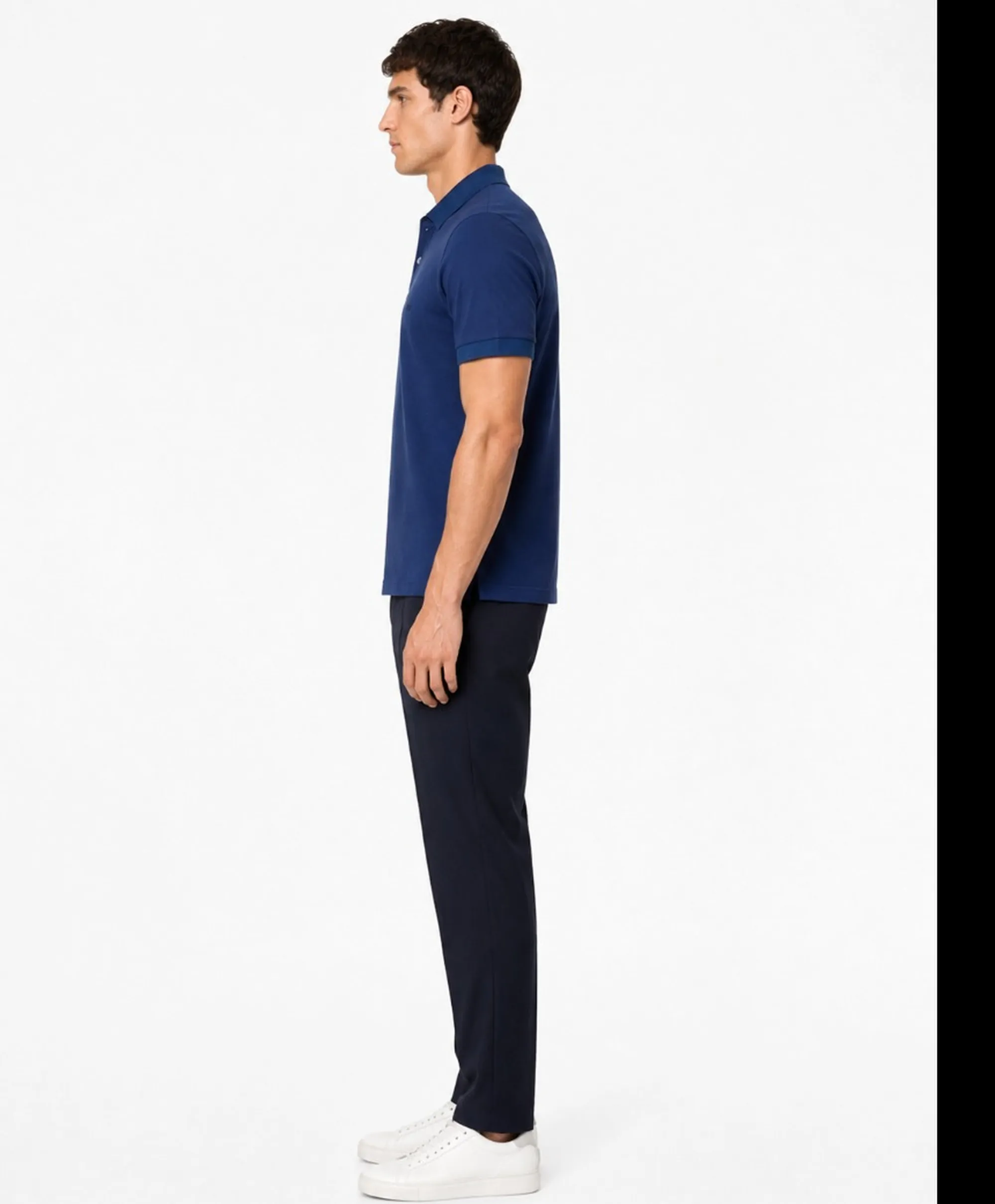Fay Polo In Piquet Stretch Blu Royal Npmb252135Stdwu803 184013