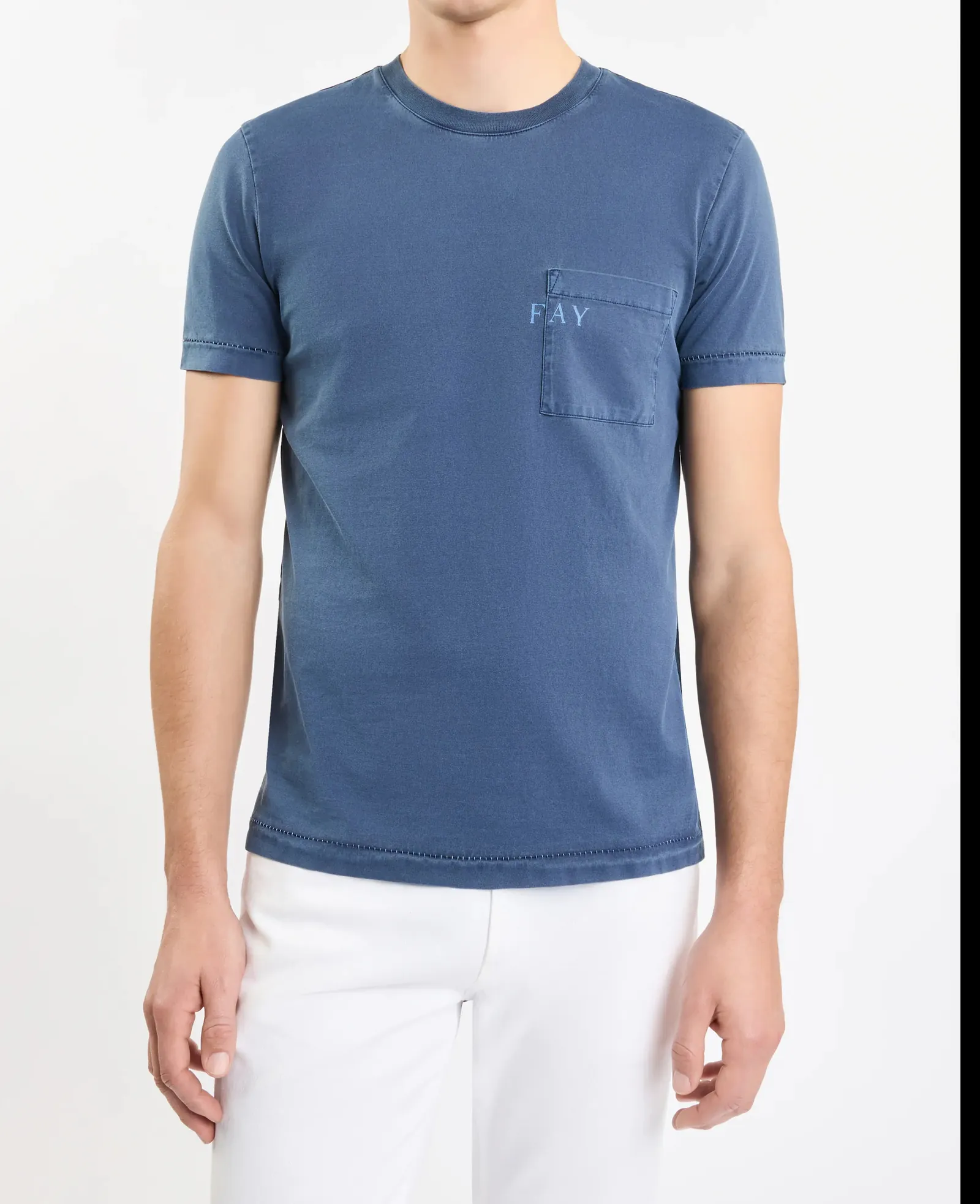 Fay T-Shirt Blu Npmb350132Tuy1U811 152506