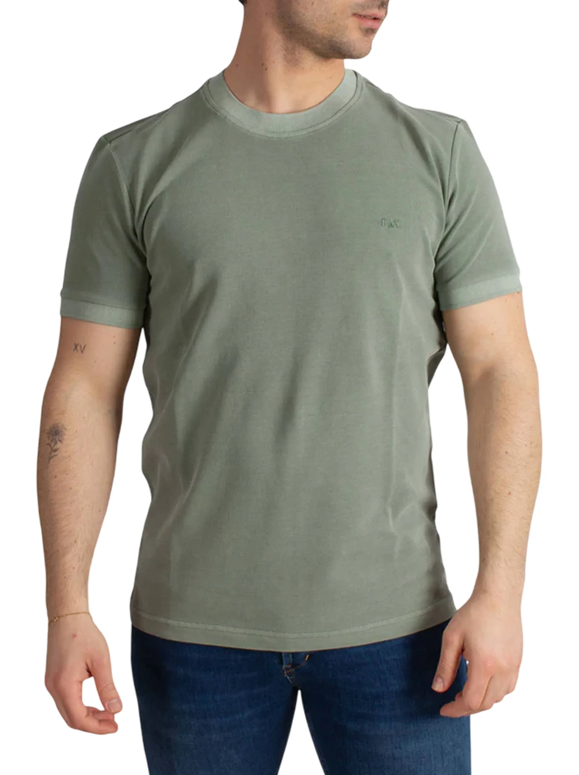 Fay T-Shirt Verde Npmb352136Tzefv400 183600