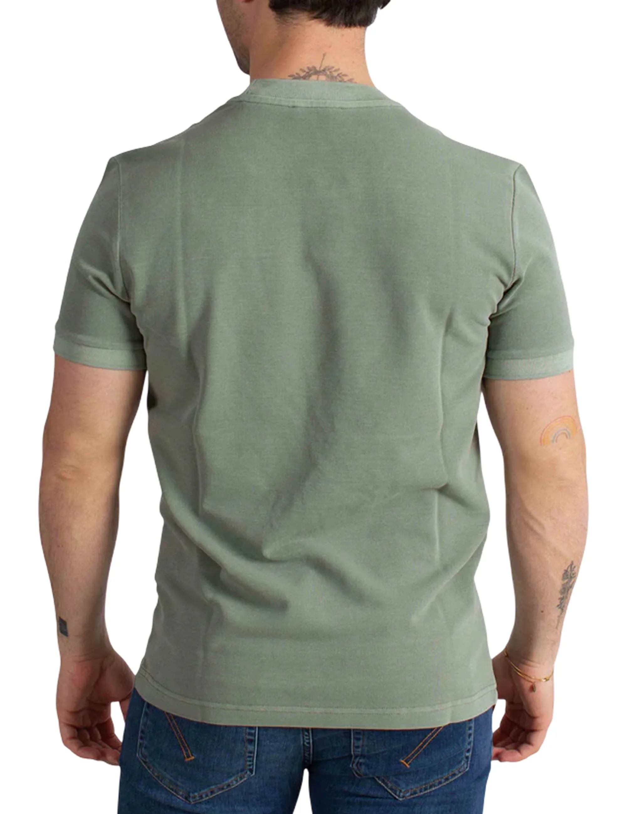 Fay T-Shirt Verde Npmb352136Tzefv400 183601