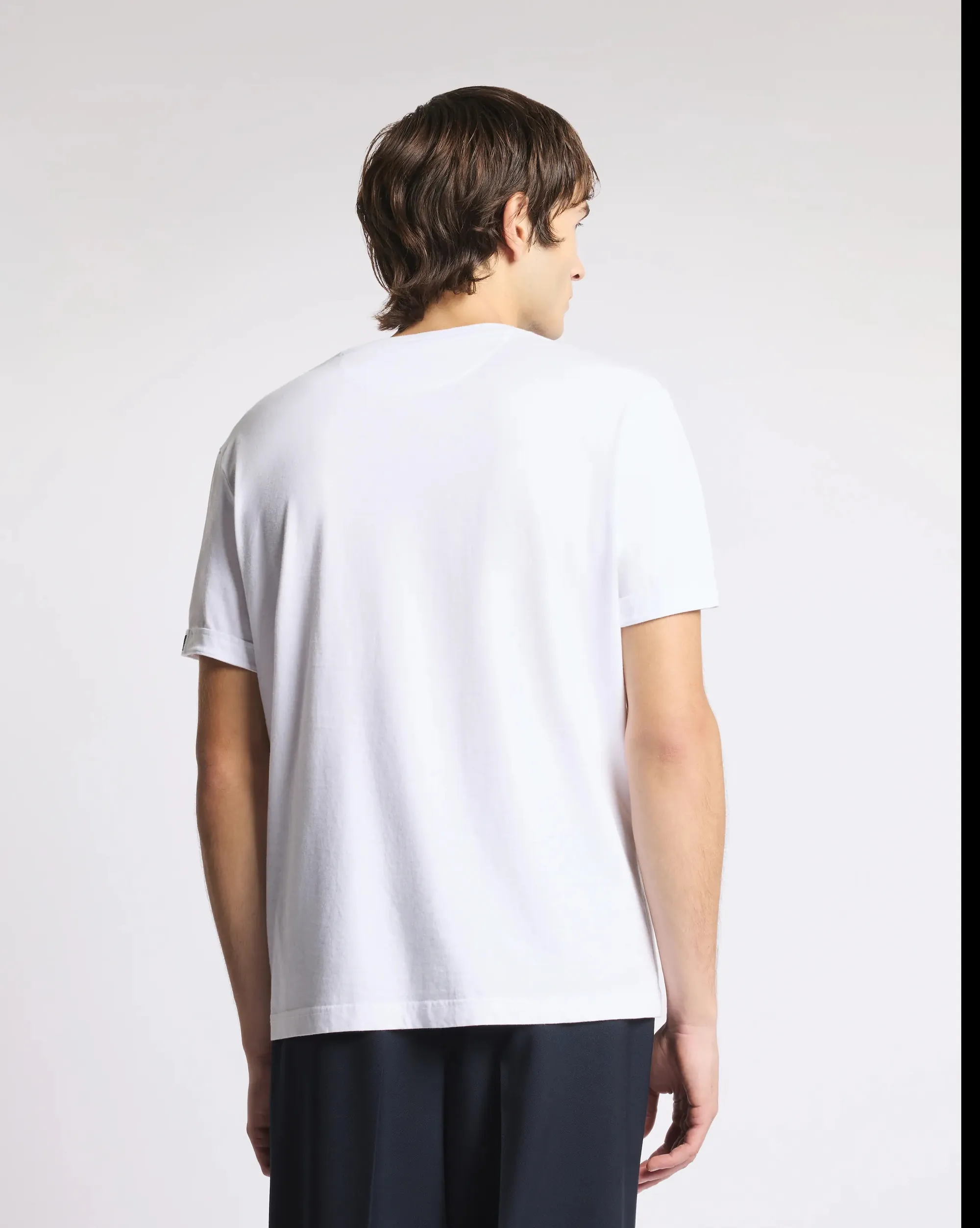 Fay B'Cotton Jersey T-Shirt' White Npmb3521330Ucxb001 171234