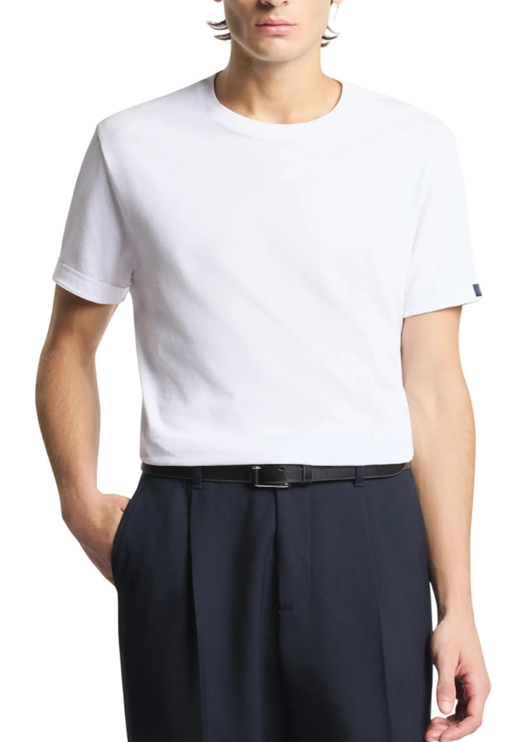 Fay B'Cotton Jersey T-Shirt' White Npmb3521330Ucxb001 175725