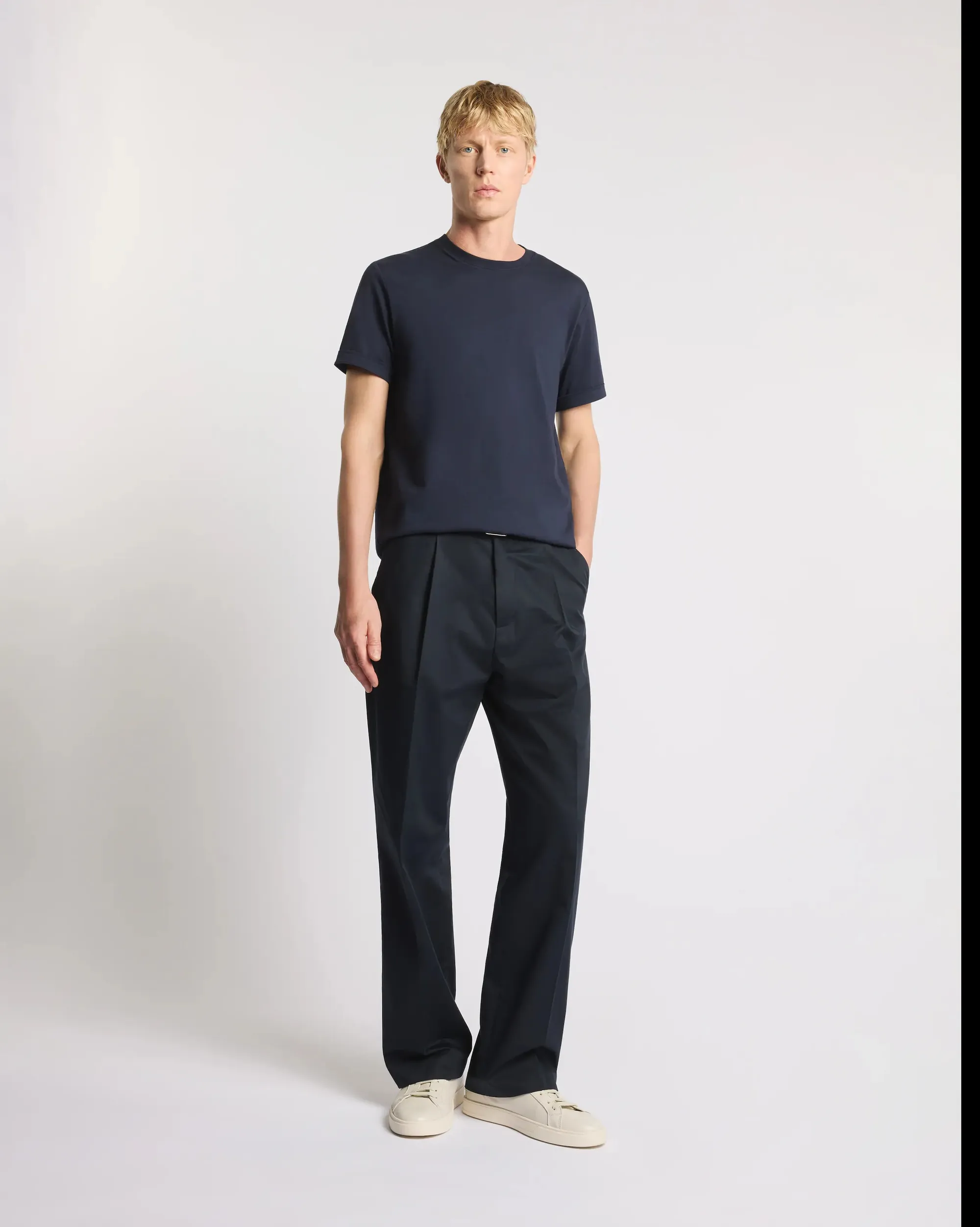 Fay B'Cotton Jersey T-Shirt' Blue Npmb3521330Ucxu806 171237