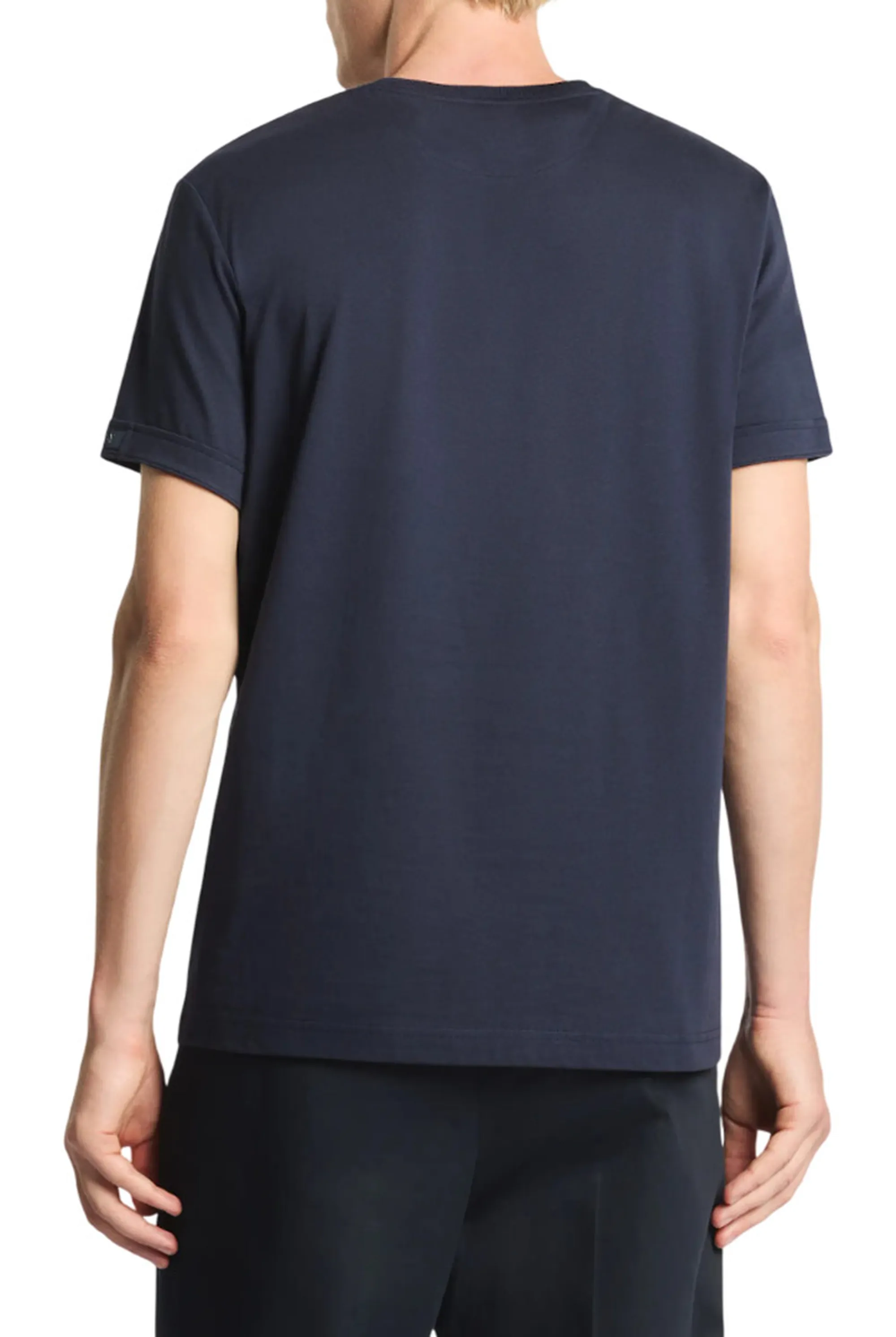 Fay B'Cotton Jersey T-Shirt' Blue Npmb3521330Ucxu806 175754