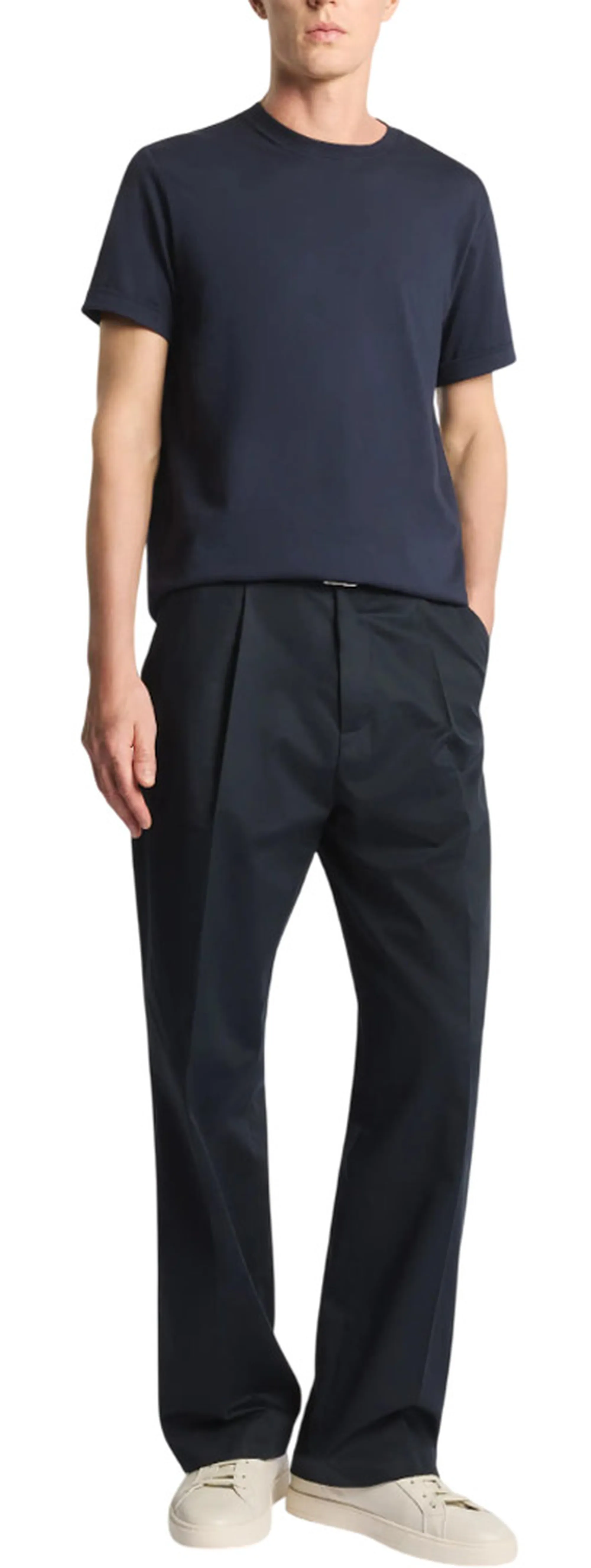 Fay B'Cotton Jersey T-Shirt' Blue Npmb3521330Ucxu806 175755