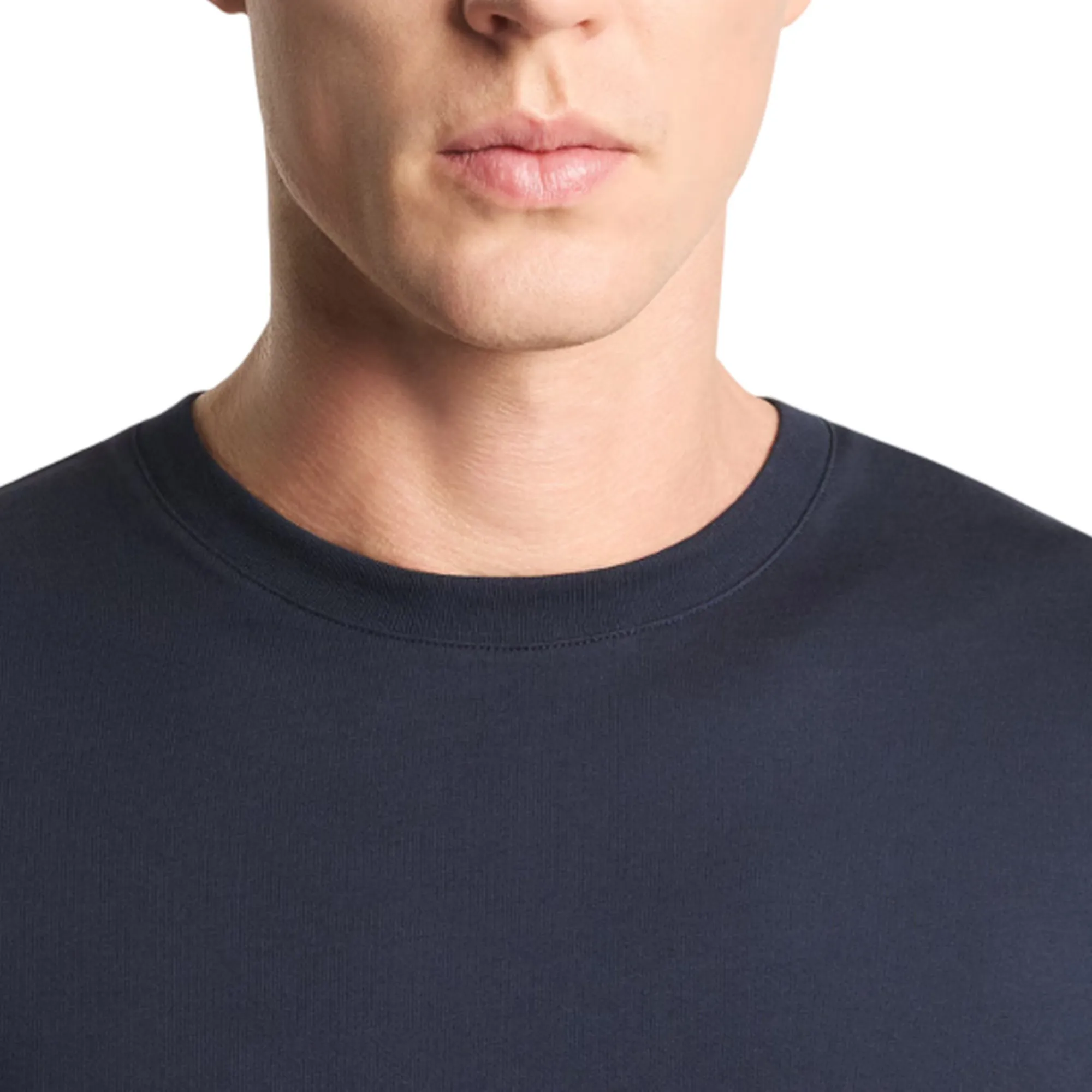 Fay B'Cotton Jersey T-Shirt' Blue Npmb3521330Ucxu806 175757