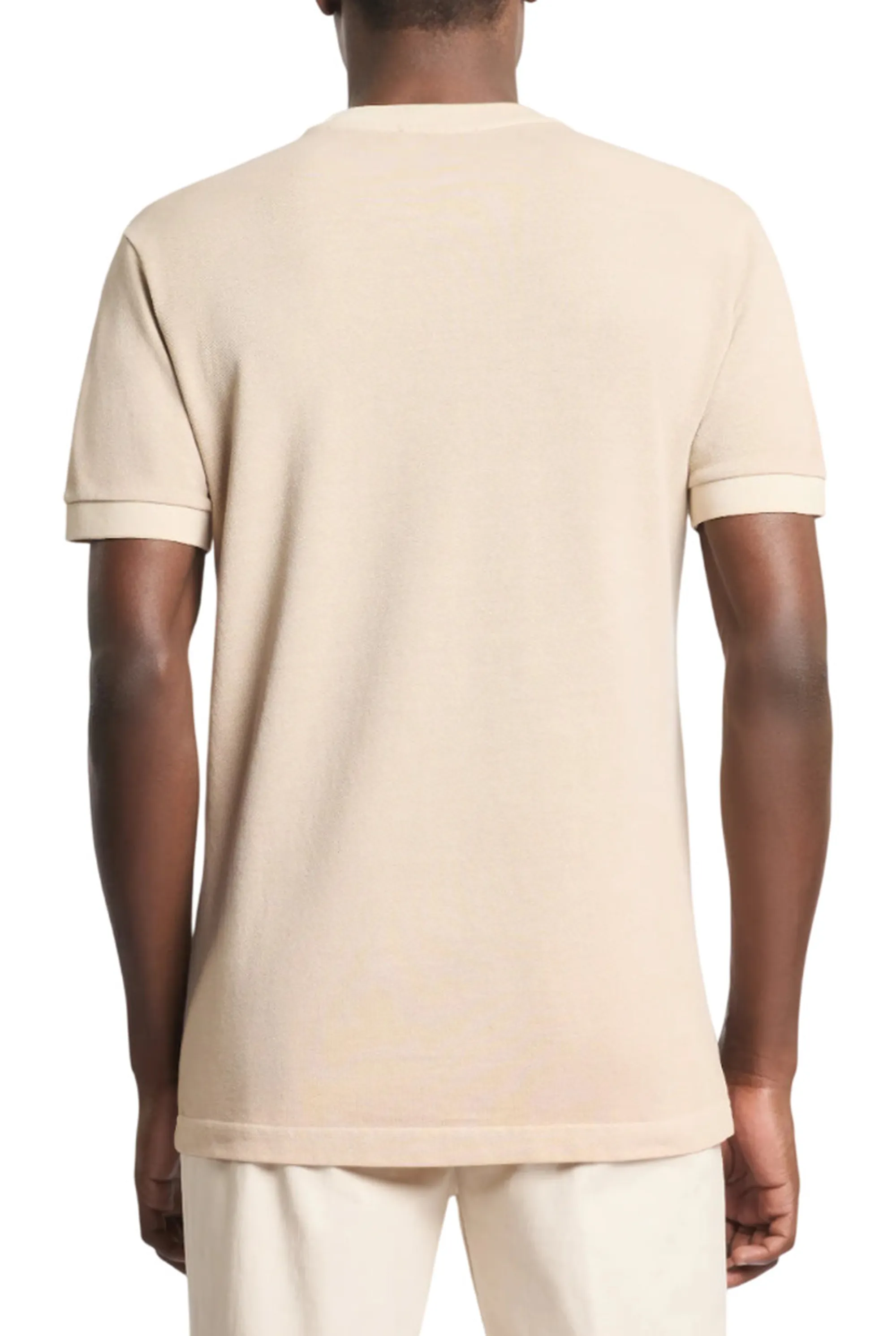 Fay T-Shirt In Piquet Di Cotone Beige Npmb352136Tzefc803 175763