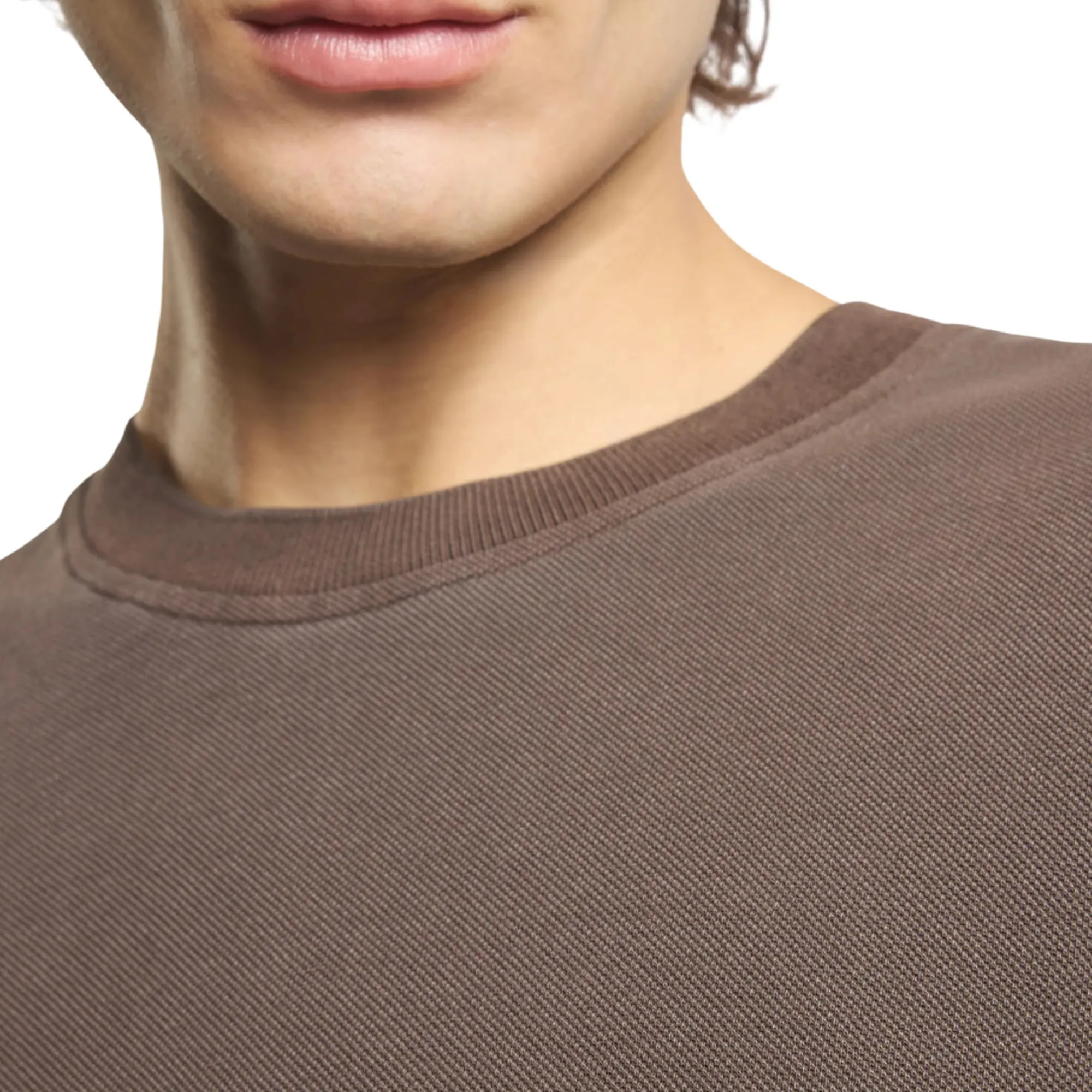 Fay T-Shirt In Piquet Di Cotone Marrone Npmb352136Tzefs602 175778