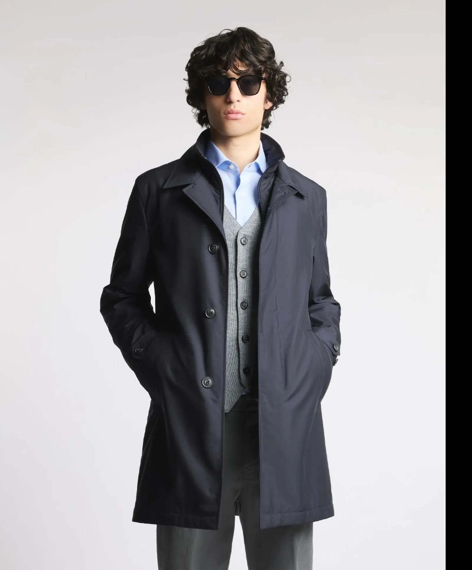 Fay Trench Blu Nam62530160Ax2U804 196944