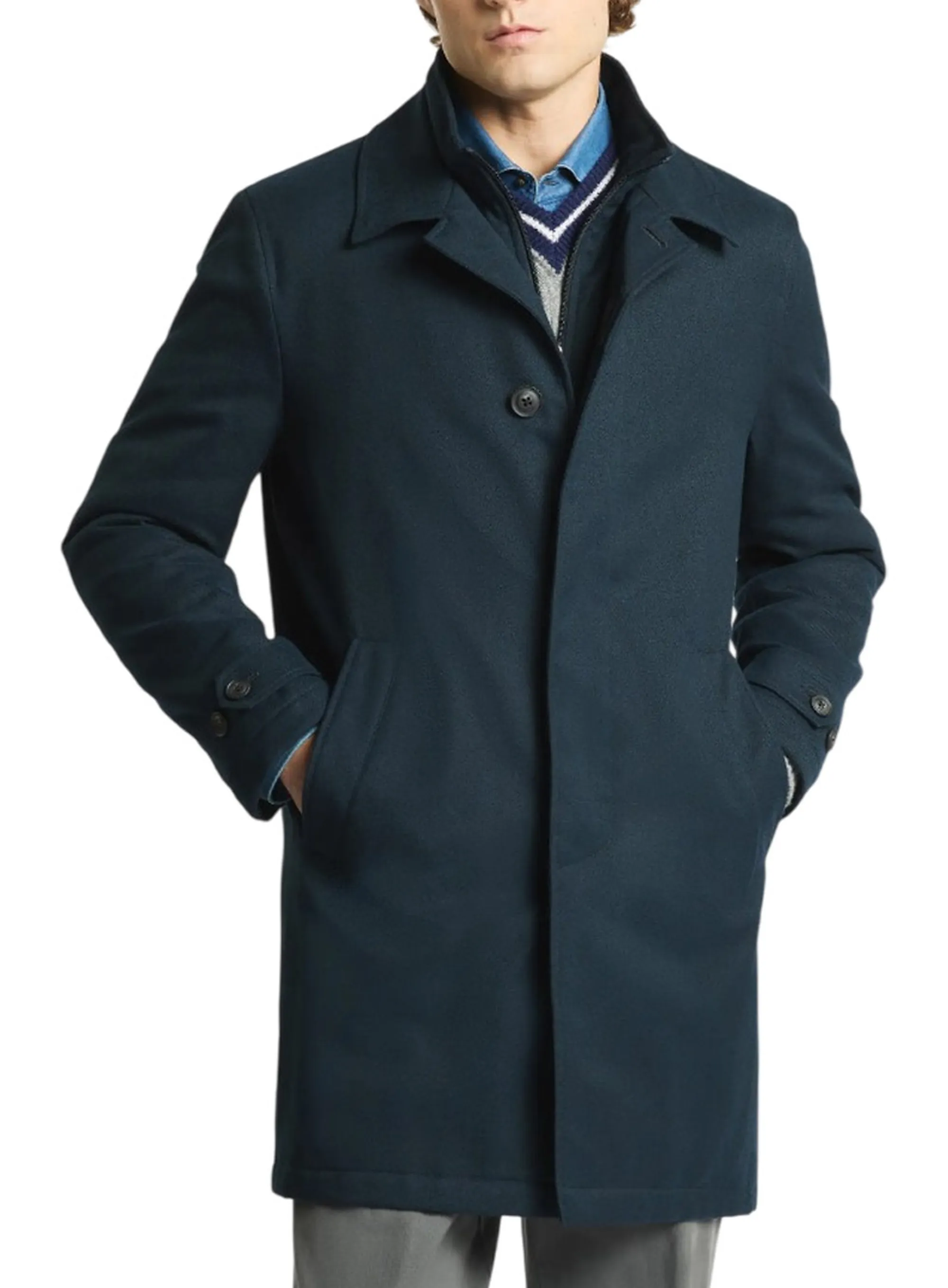 Fay Trench Blu Nam62530160Ziku807 196976
