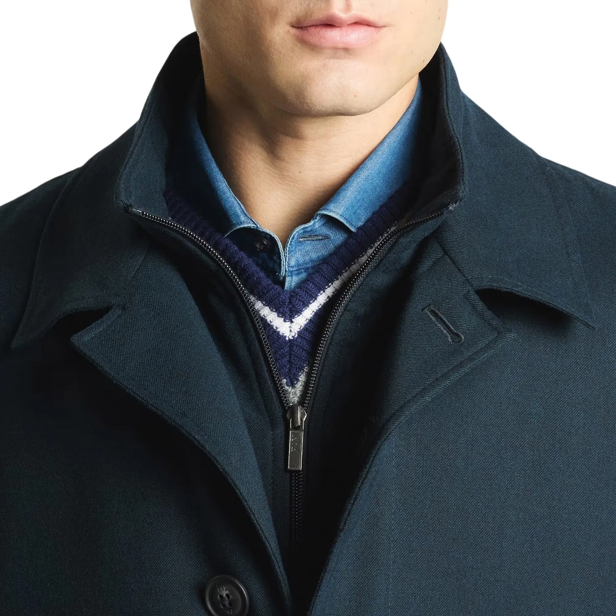 Fay Trench Blu Nam62530160Ziku807 196979