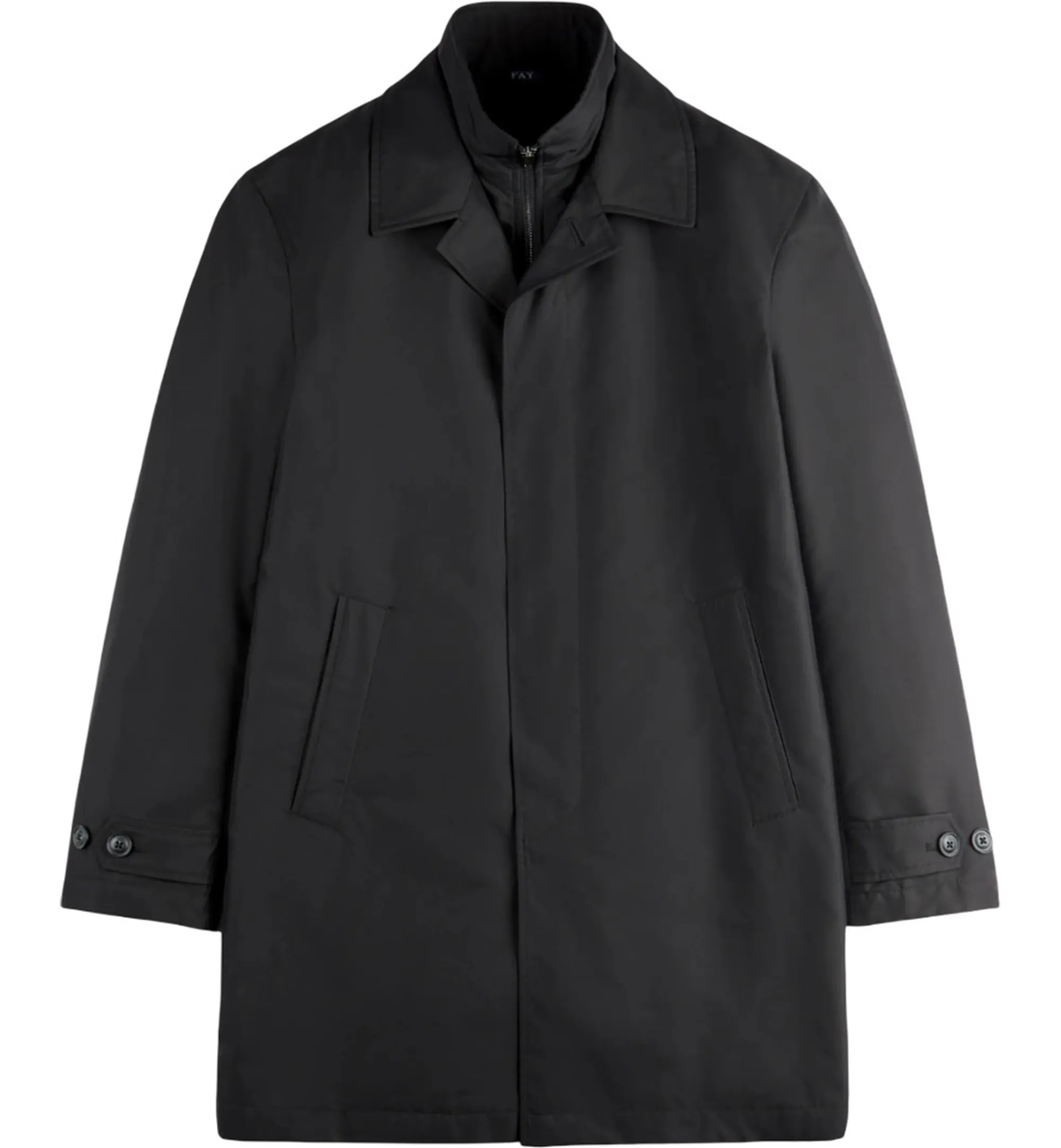 Fay Trench Easy Morning Nero Nam62510160Axxb999 158040