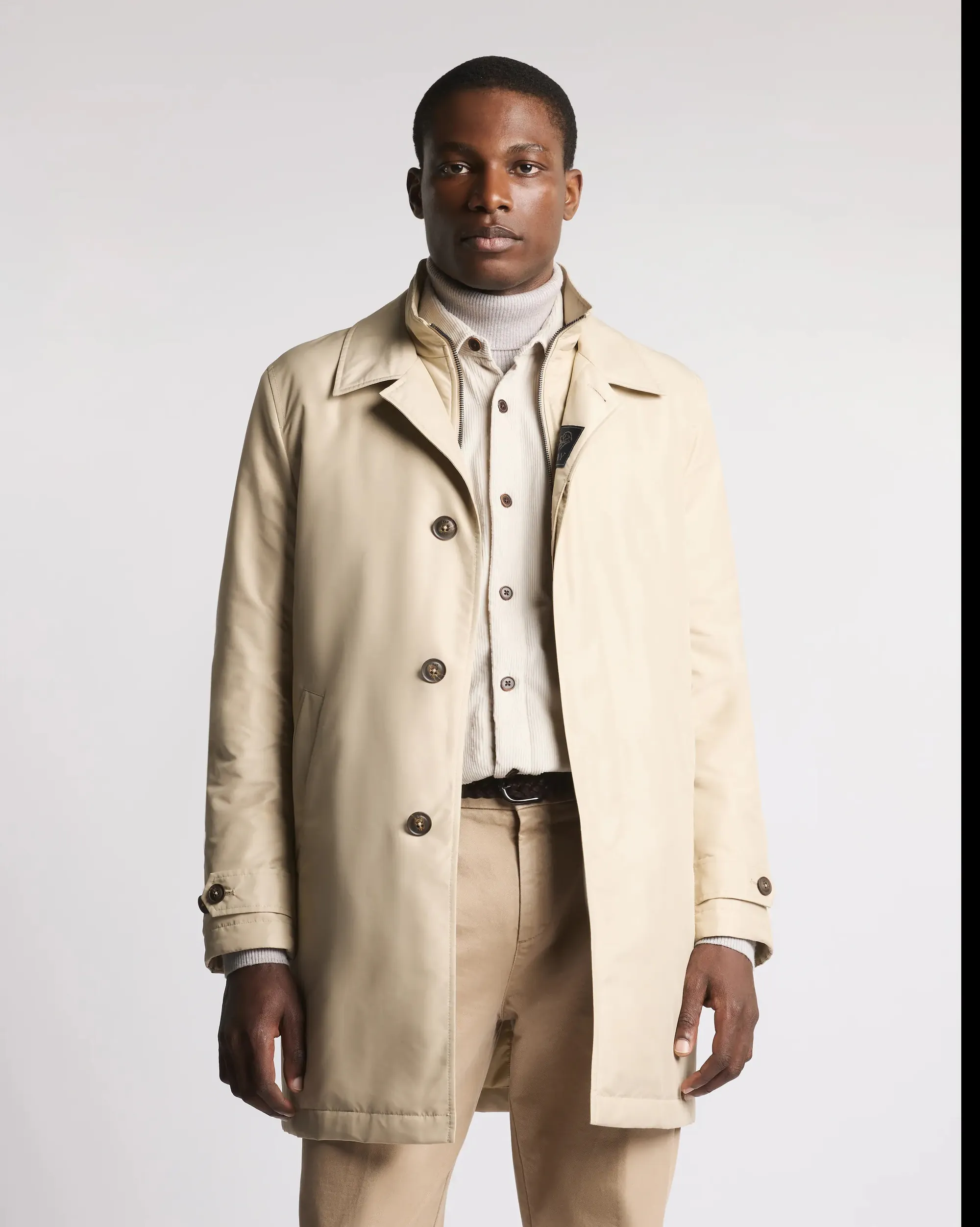 Fay B'Morning Trench Coat In Technical Poplin' Beige Nam62510160Axxc003 157287