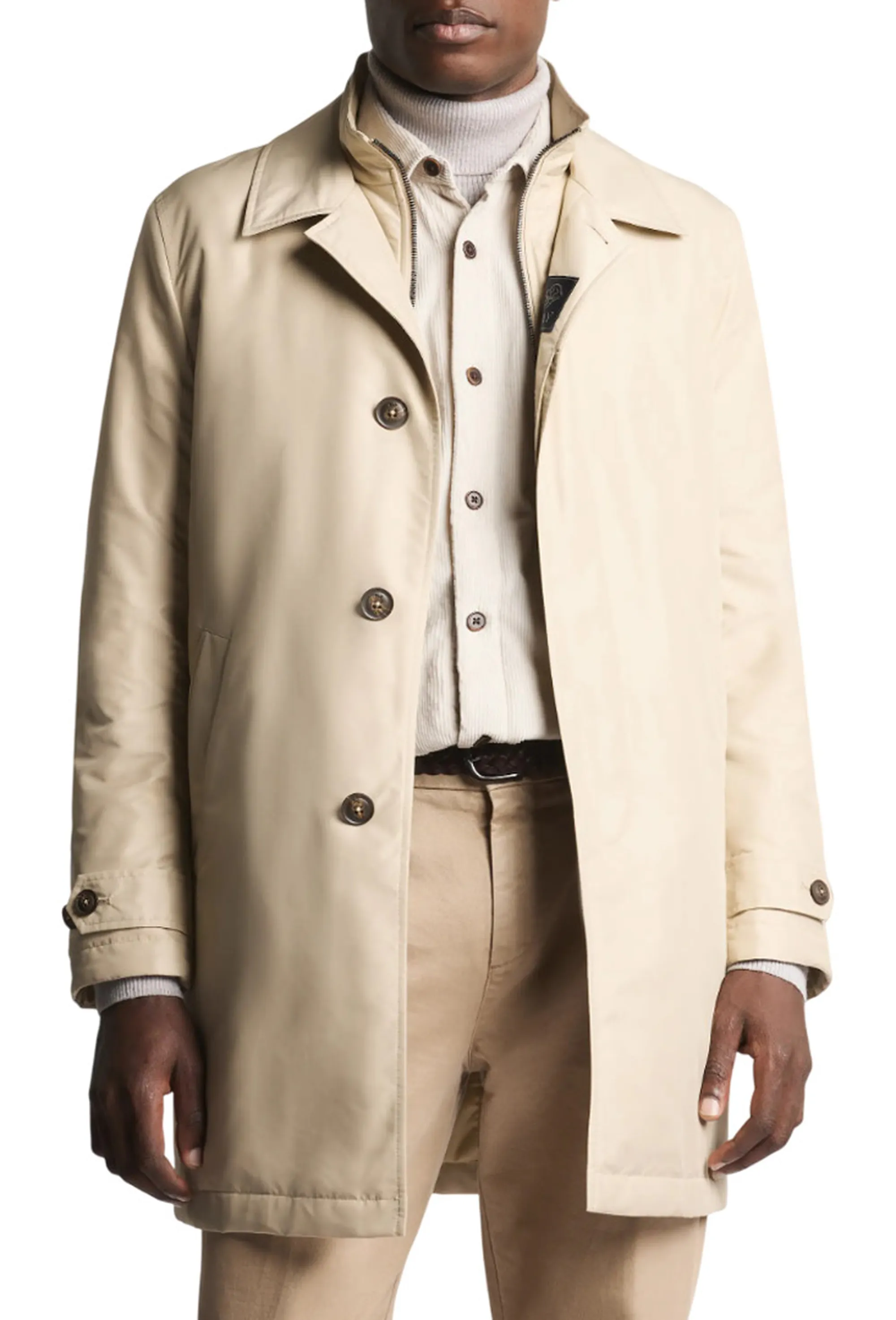 Fay Trench Morning In Popeline Tecnico Beige Nam62510160Axxc003 158089