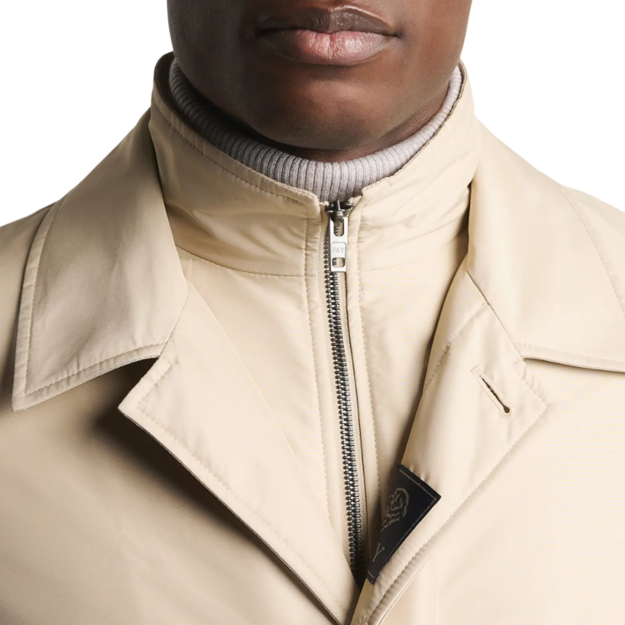 Fay Trench Morning In Popeline Tecnico Beige Nam62510160Axxc003 158093