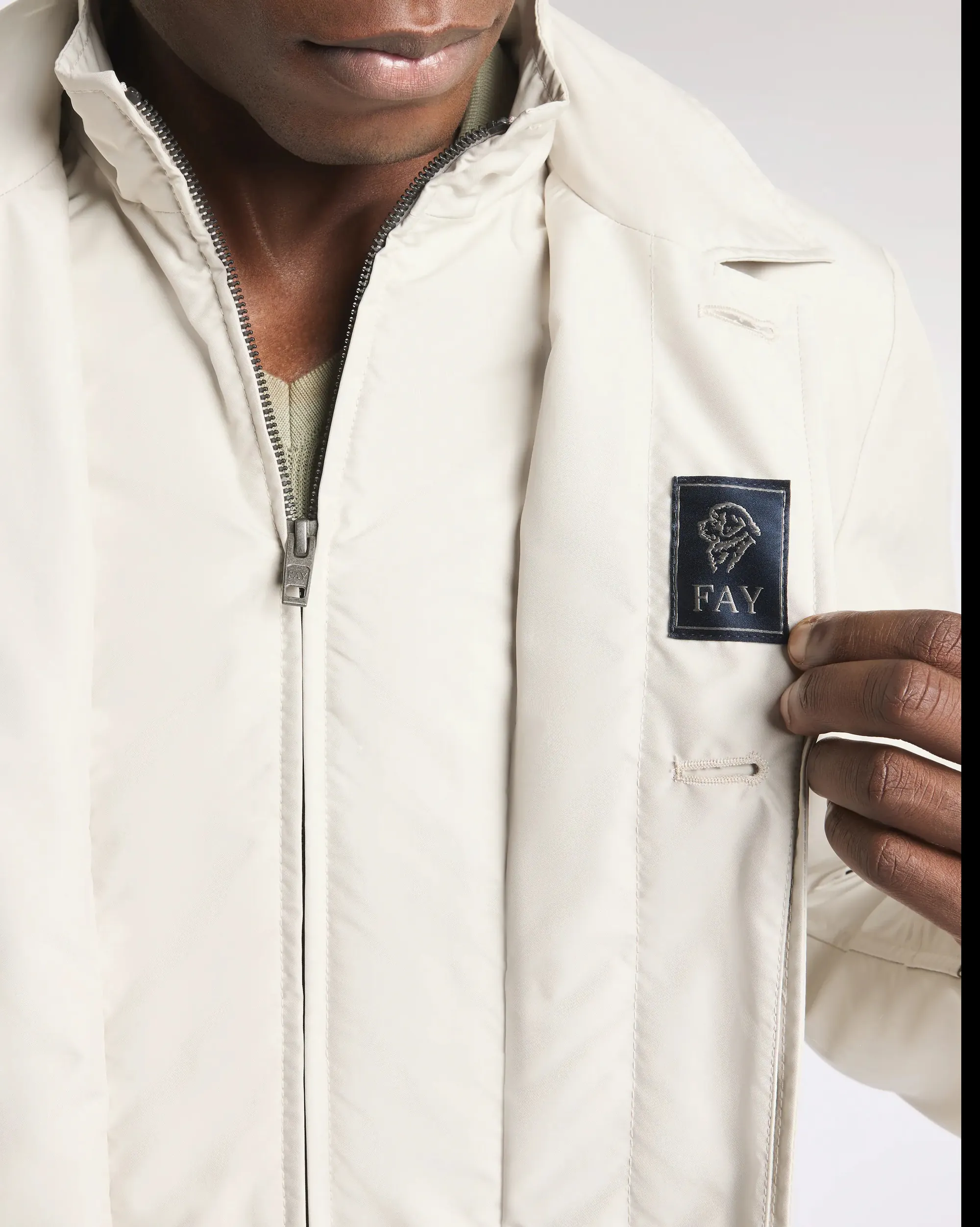 Fay B'Morning Trench Coat In Technical Poplin' Beige Nam62520030Ax2B207 171295