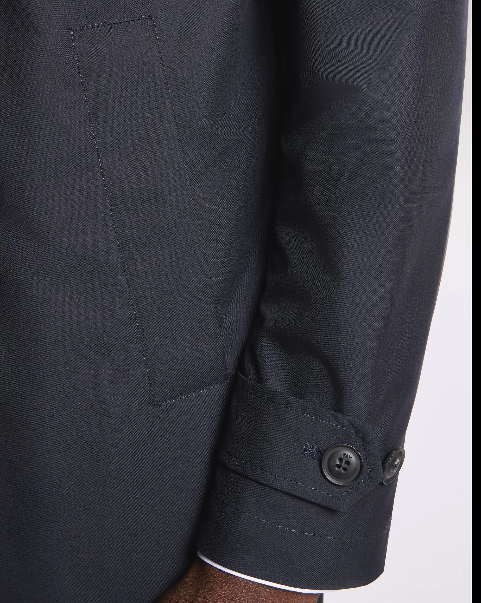 Fay B'Morning Trench Coat In Technical Poplin' Blue Nam62520030Ax2U804 171299