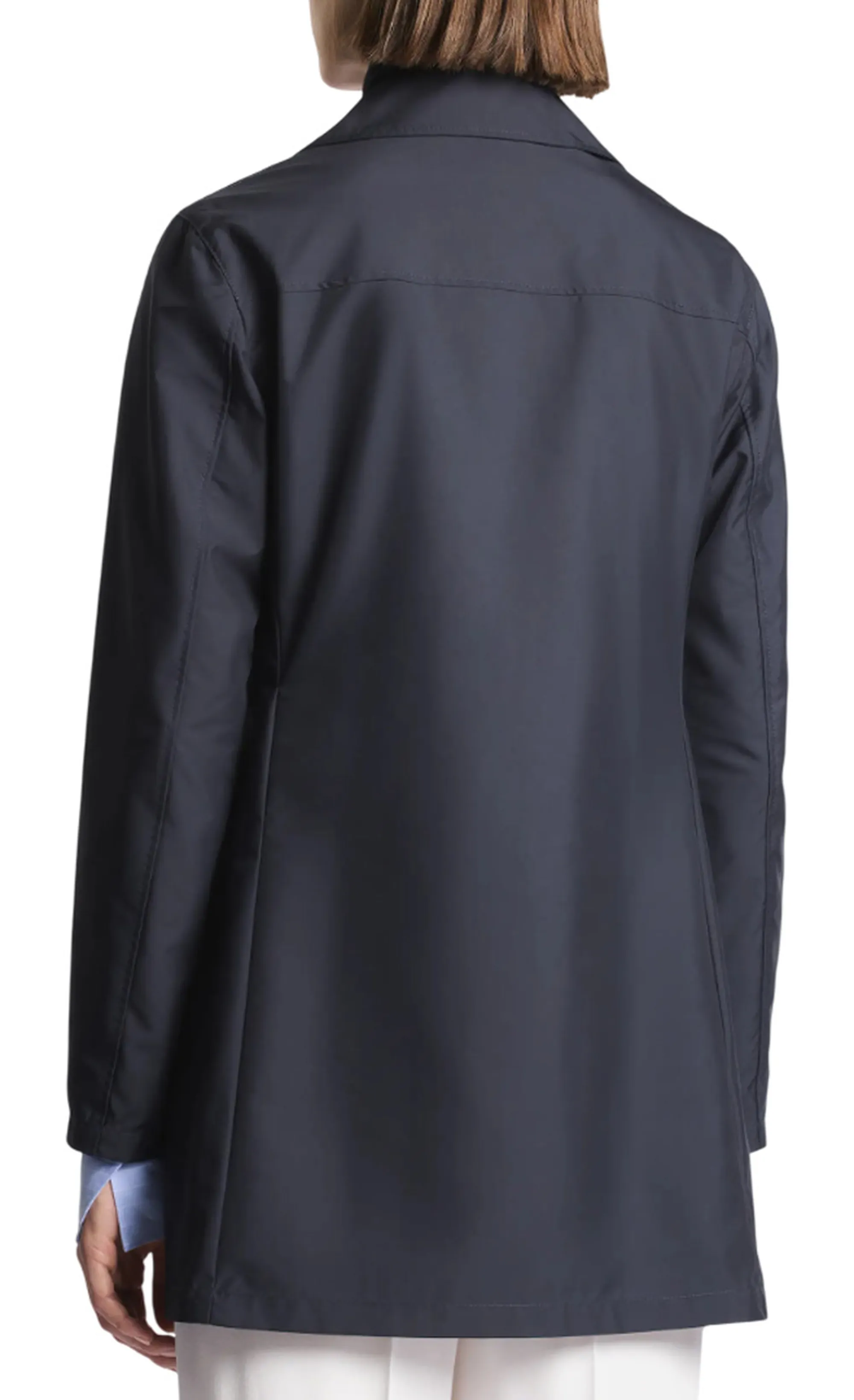 Fay Trench Morning In Popeline Tecnico Blu Naw59523060Ax2U804 176992