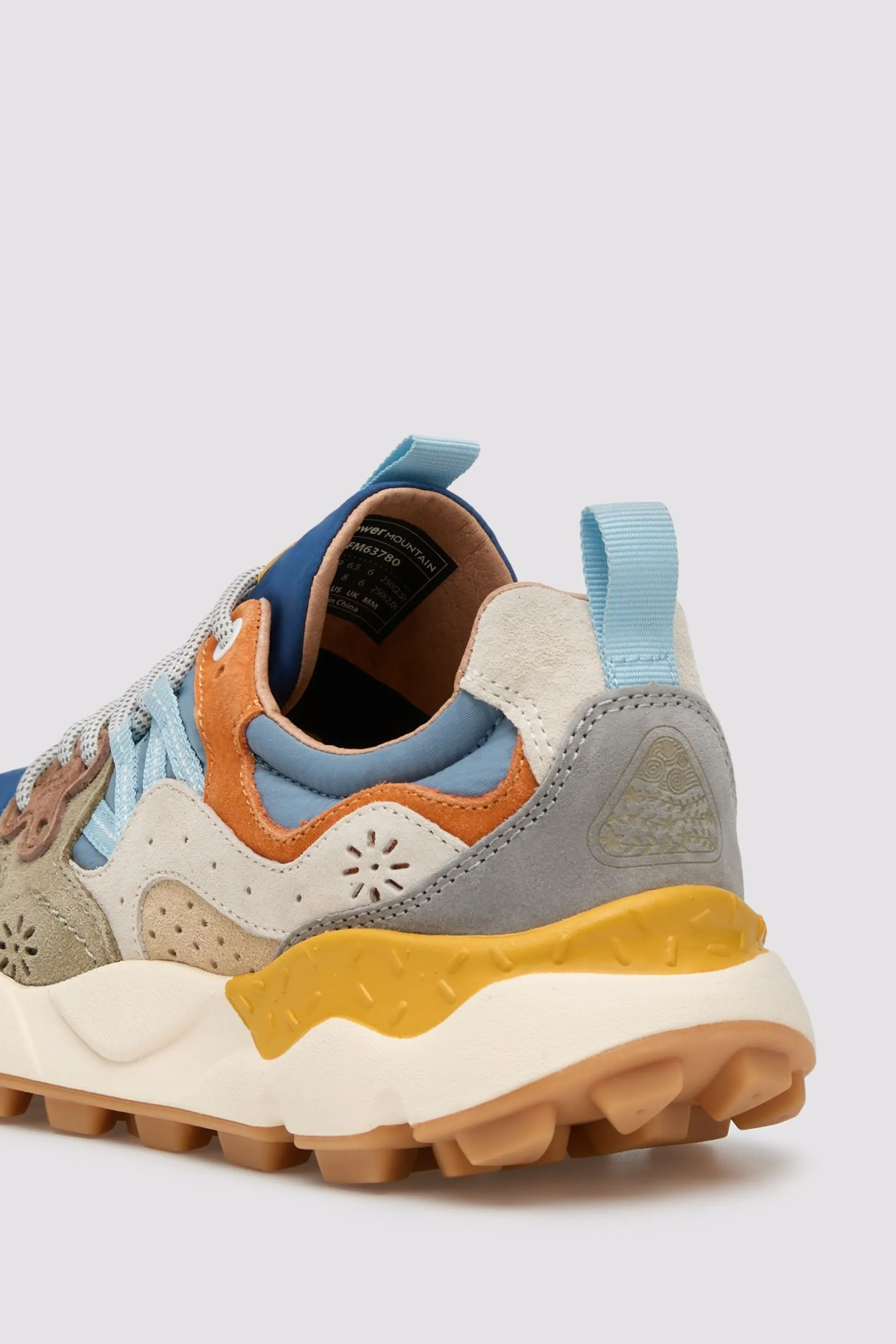 Flower Mountain Sneakers Yamano 3 Azzurro 2017818011B13 171992